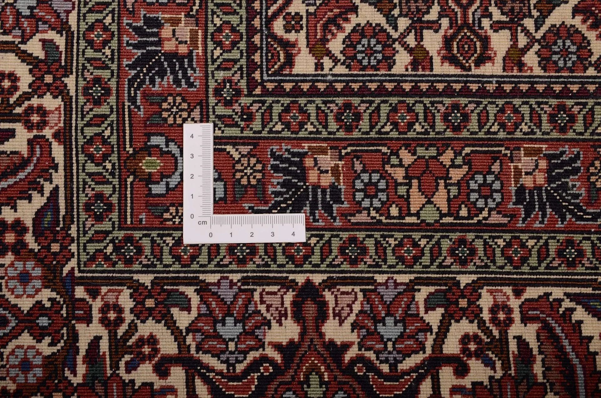 Hand-Knotted Wool Bijar Persian Rug, 202 × 302 cm