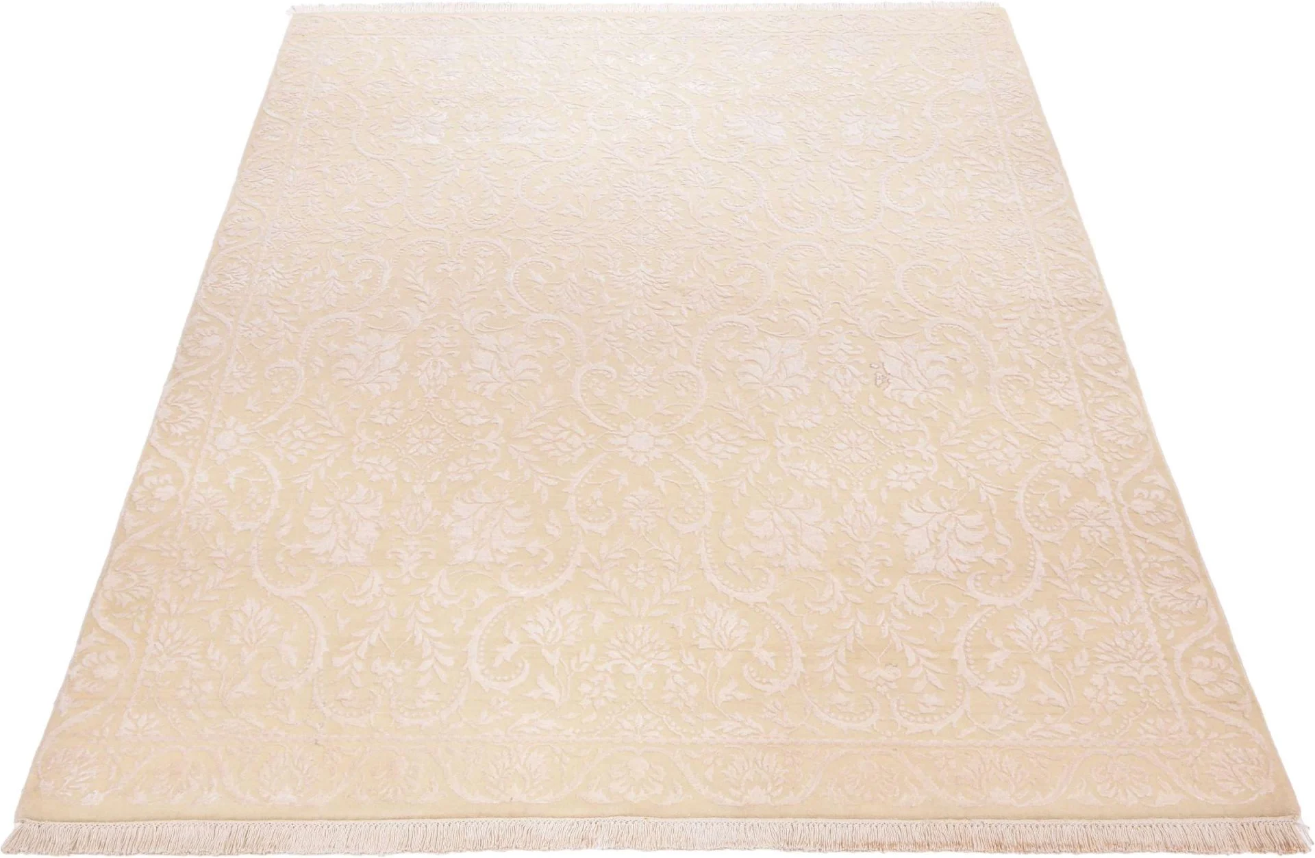 Tabriz Indian Rug 170 × 240 cm, Wool, hand-knotted