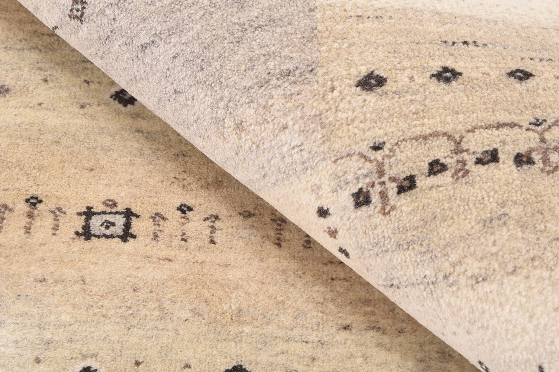 orientteppich-rizbaft-173-x-243-cm-schurwolle-handgeknupft-3 Hand-Knotted Wool Loribaft Indian Rug, 173 × 243 cm