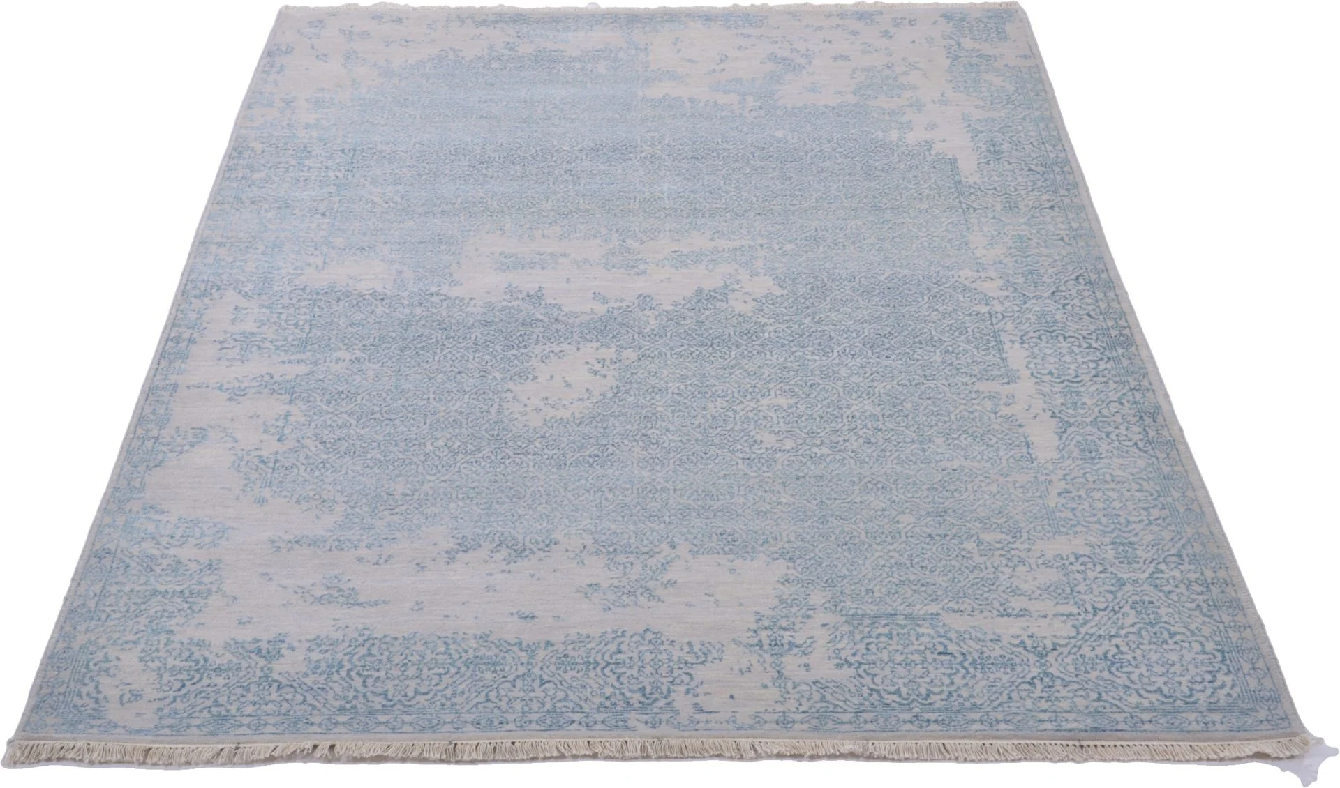 Indian Rug — hand-knotted, 167 × 246 cm, Wool