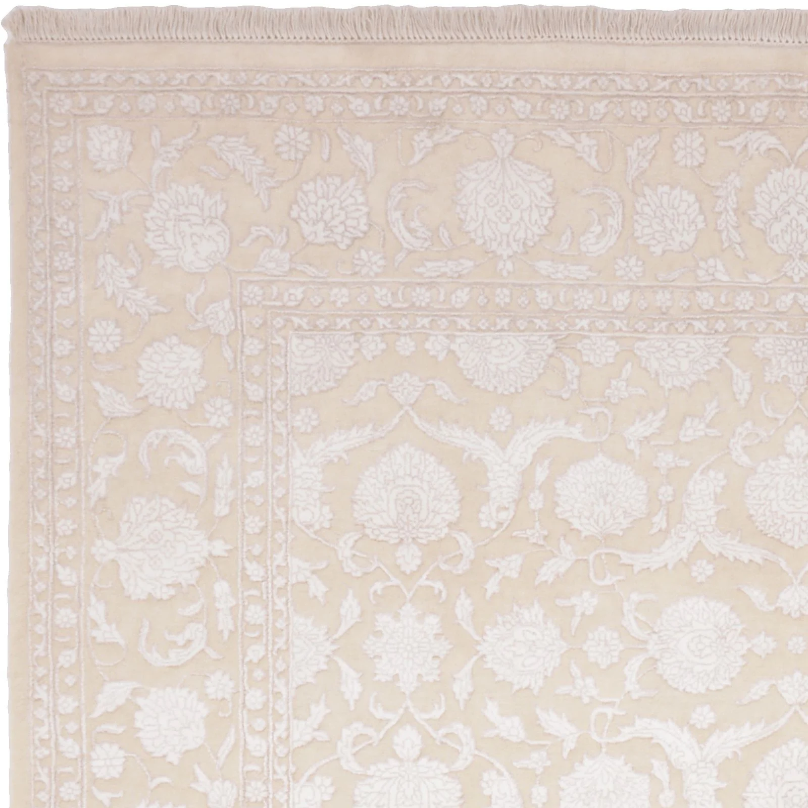 Indian Rug — hand-knotted, 200 × 300 cm, Wool