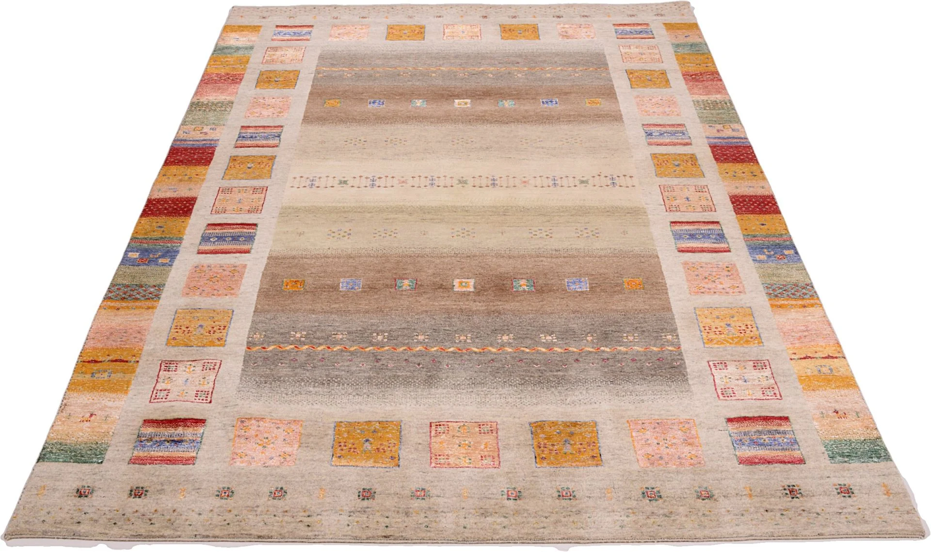 Loribaft Indian Rug 201 × 304 cm, Wool & Silk, hand-knotted