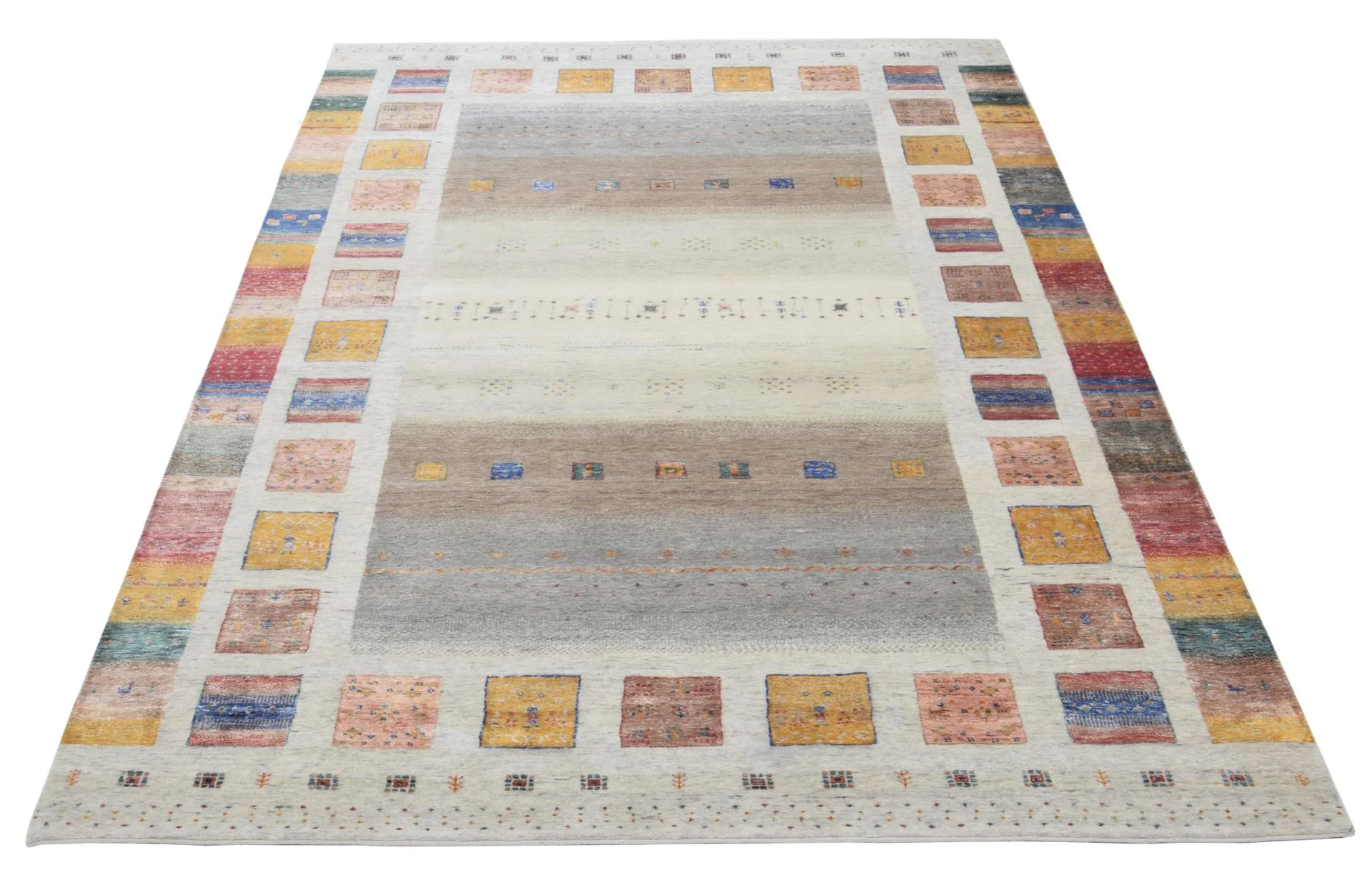 Loribaft Indian Rug 201 × 302 cm, Wool & Silk, hand-knotted