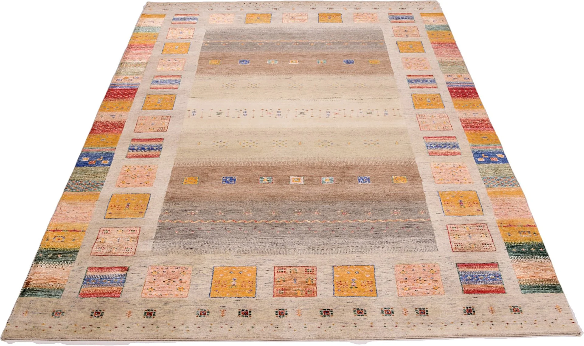 Loribaft Indian Rug 201 × 302 cm, Wool & Silk, hand-knotted