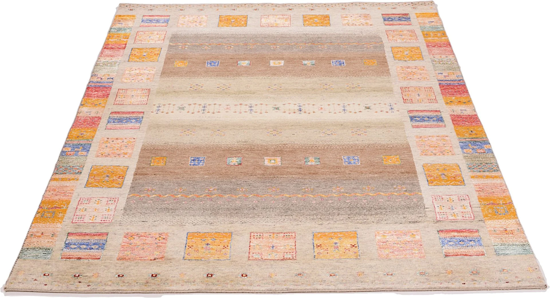Loribaft Indian Rug 173 × 245 cm, Wool & Silk, hand-knotted