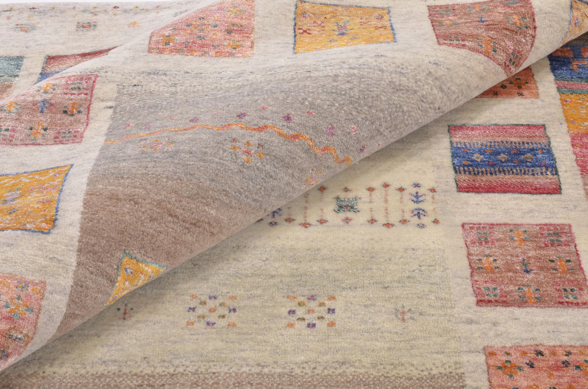 Loribaft Indian Rug 173 × 245 cm, Wool & Silk, hand-knotted