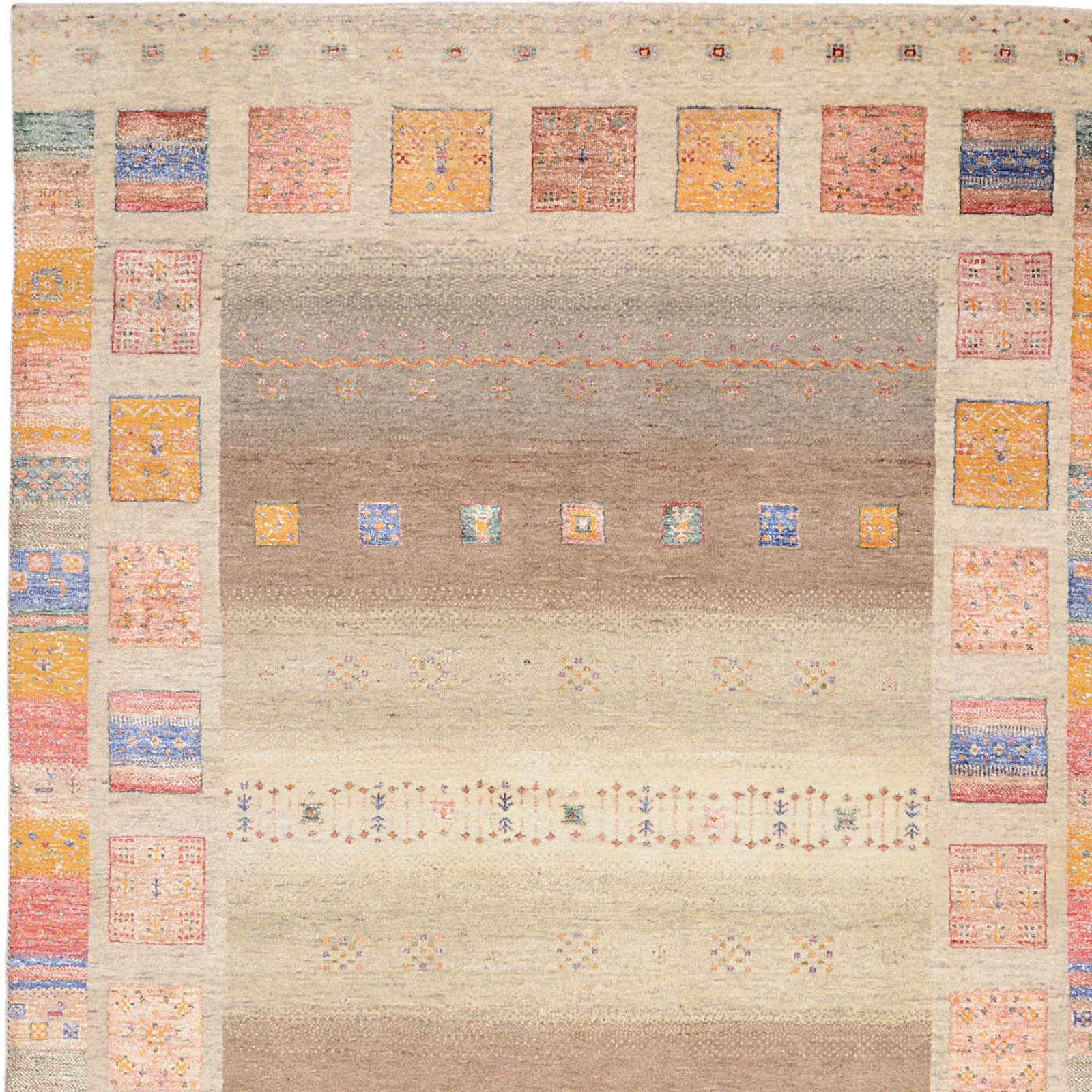Loribaft Indian Rug 173 × 245 cm, Wool & Silk, hand-knotted