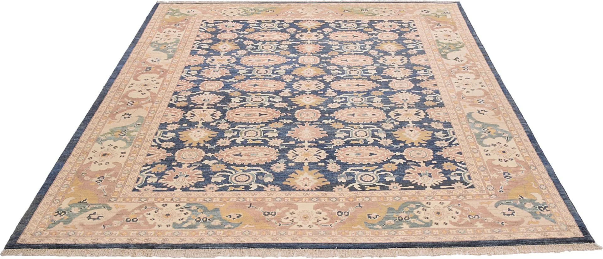 Ziegler Pakistani Rug — hand-knotted, 250 × 303 cm, Wool