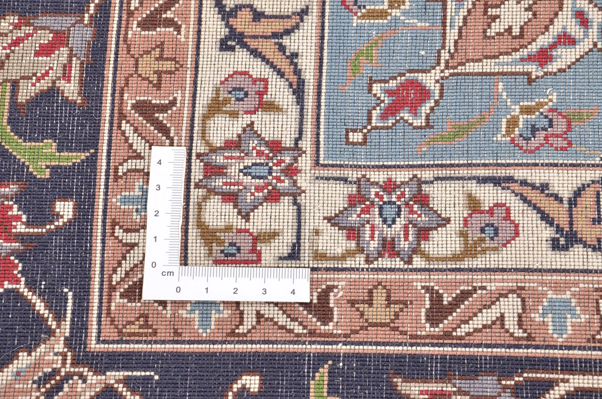 Hand-Knotted Wool Tabriz Persian Rug, 206 × 215 cm