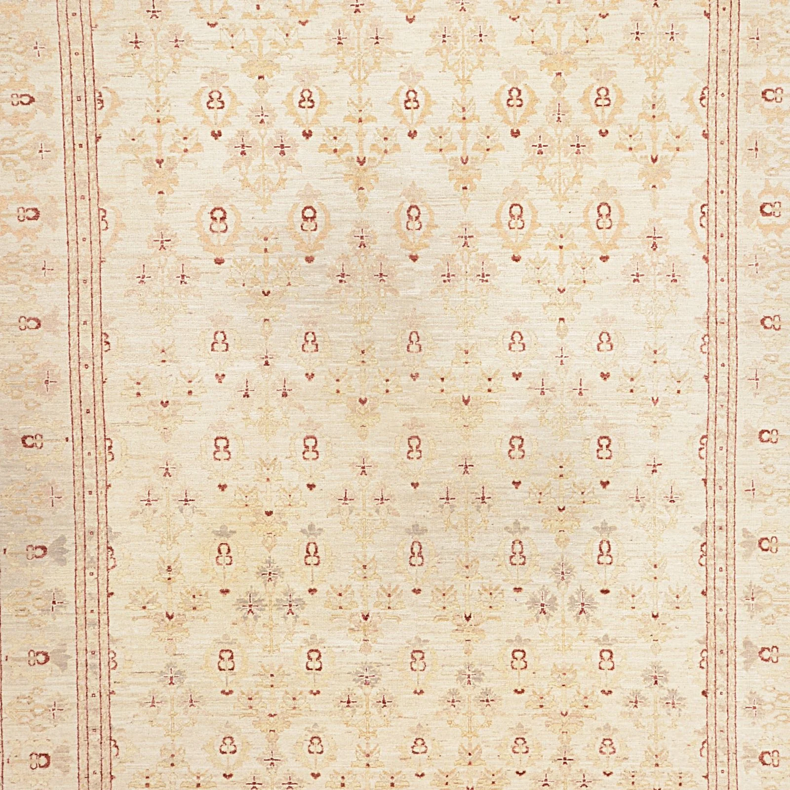 orientteppich-ziegler-255-x-330-cm-schurwolle-handgeknupft-beige-4 Hand-Knotted Wool Ziegler Pakistani Rug, 255 × 330 cm