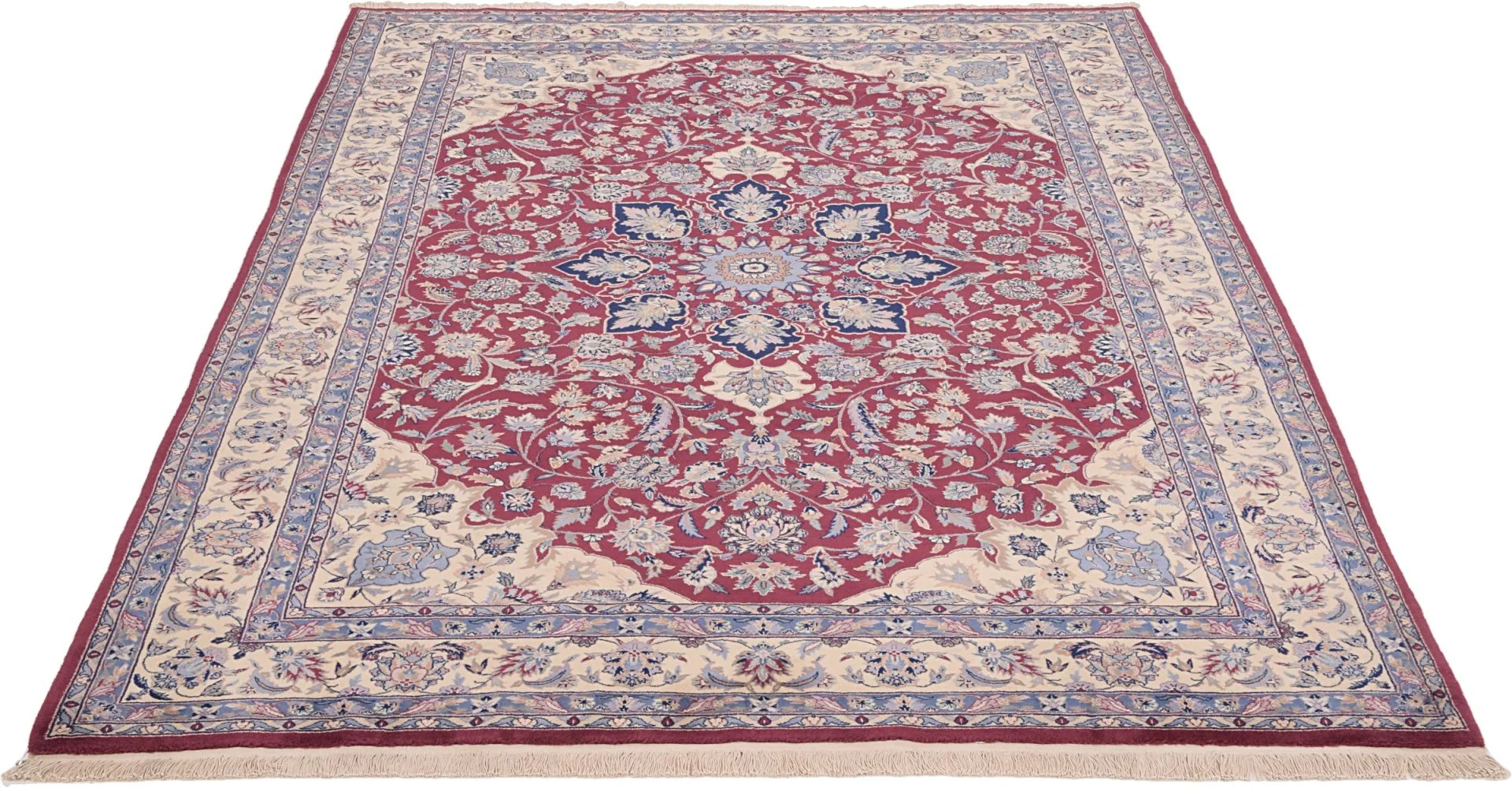 Isfahan Chinese Rug — hand-knotted, 194 × 278 cm, Wool