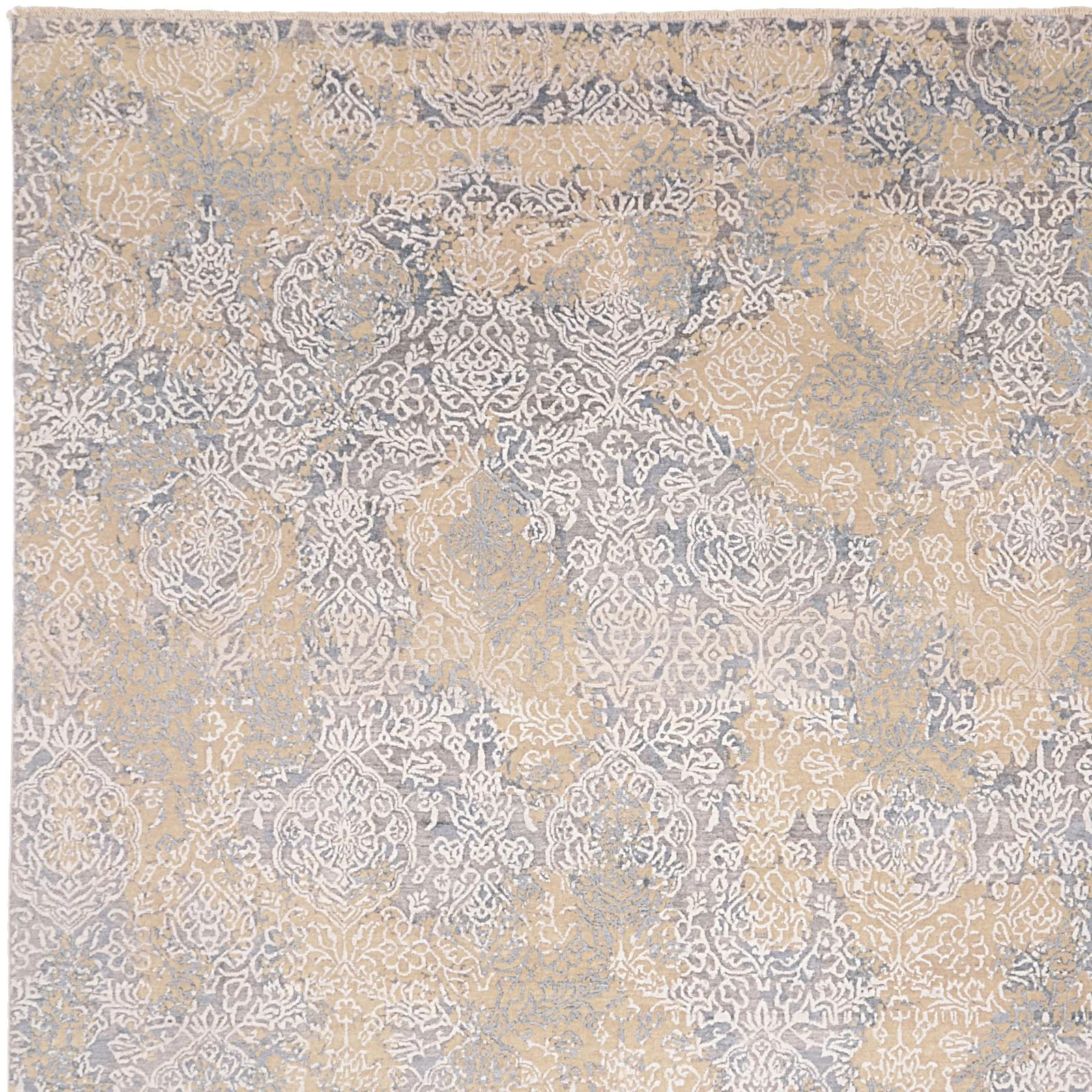 Indian Rug — hand-knotted, 236 × 308 cm, Wool