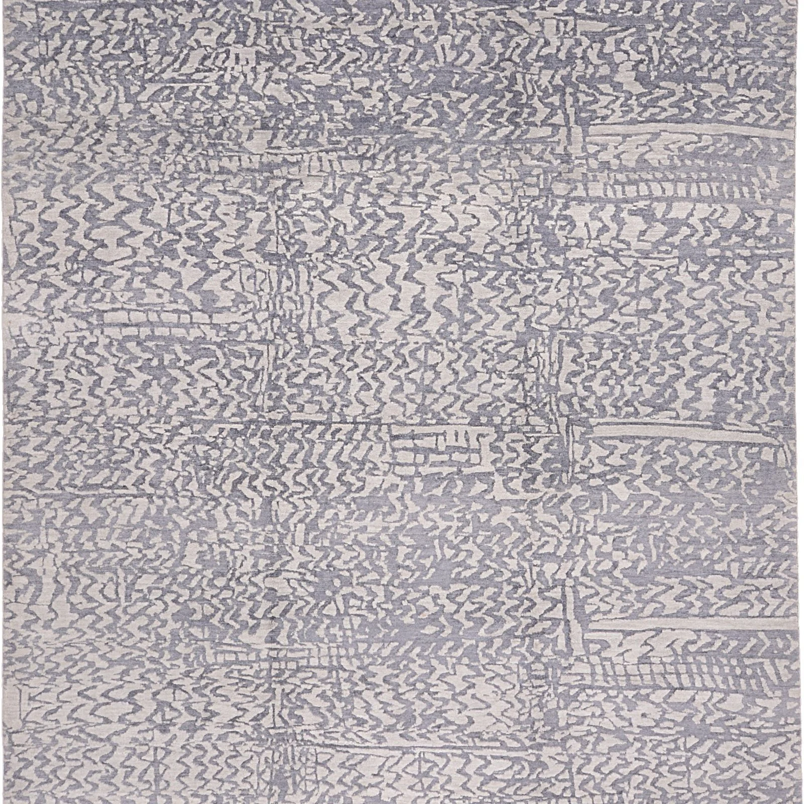 Indian Rug — hand-knotted, 203 × 300 cm, Wool
