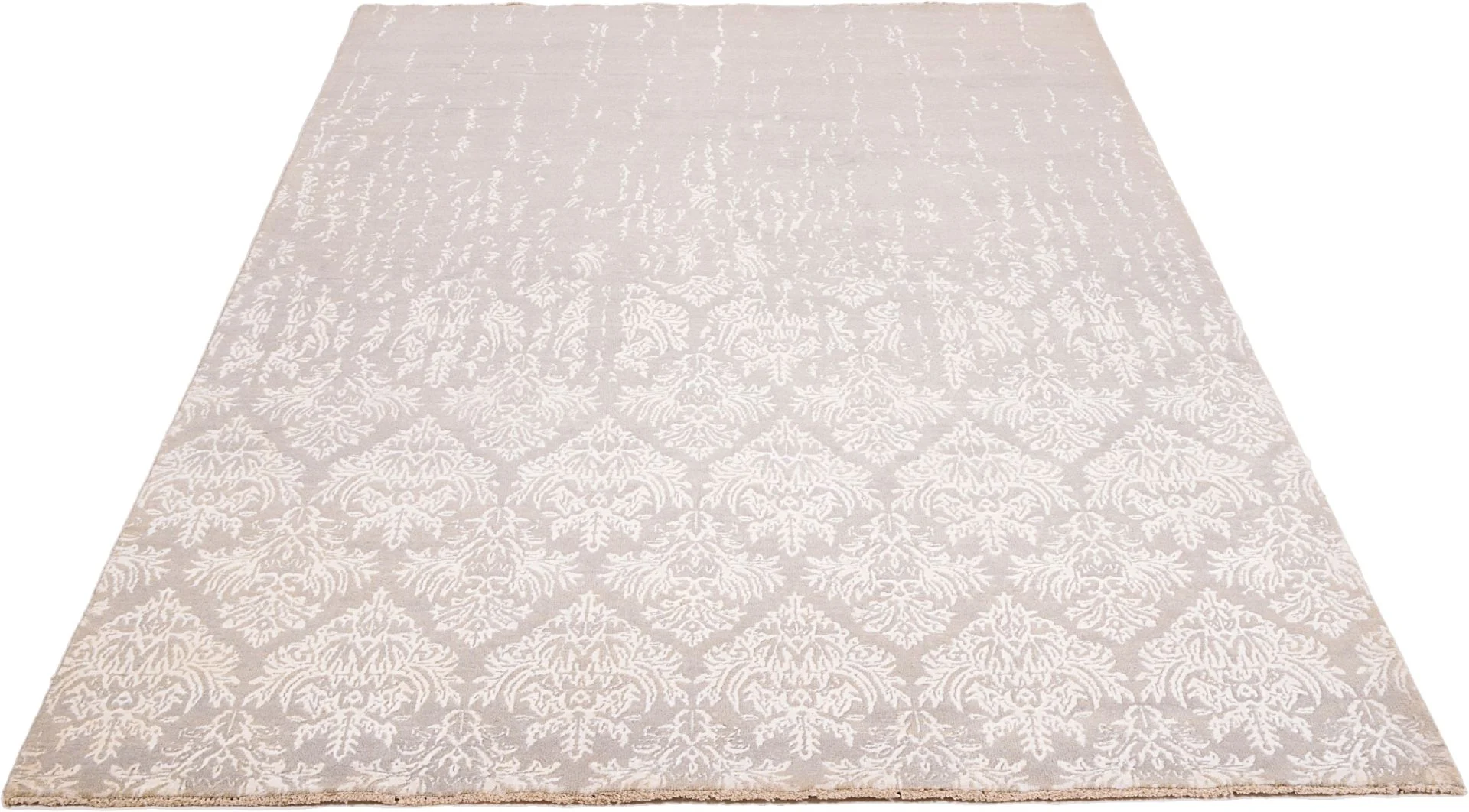 Indian Rug — hand-knotted, 204 × 303 cm, Wool