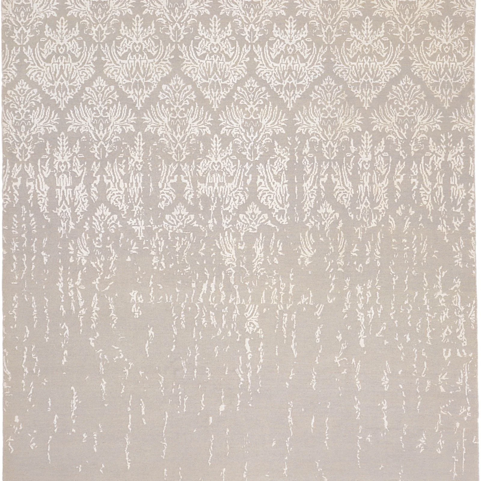Indian Rug — hand-knotted, 204 × 303 cm, Wool