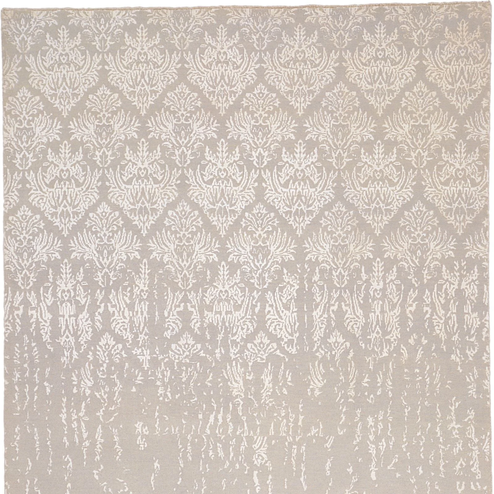 Indian Rug — hand-knotted, 204 × 303 cm, Wool