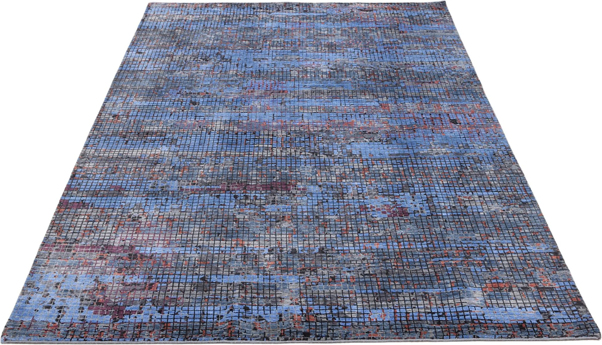 Indian Rug 199 × 304 cm, Wool, hand-knotted