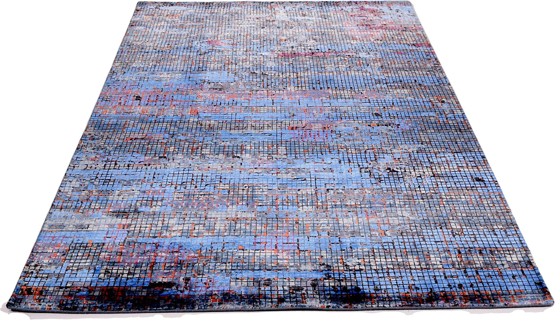 Indian Rug 199 × 304 cm, Wool, hand-knotted