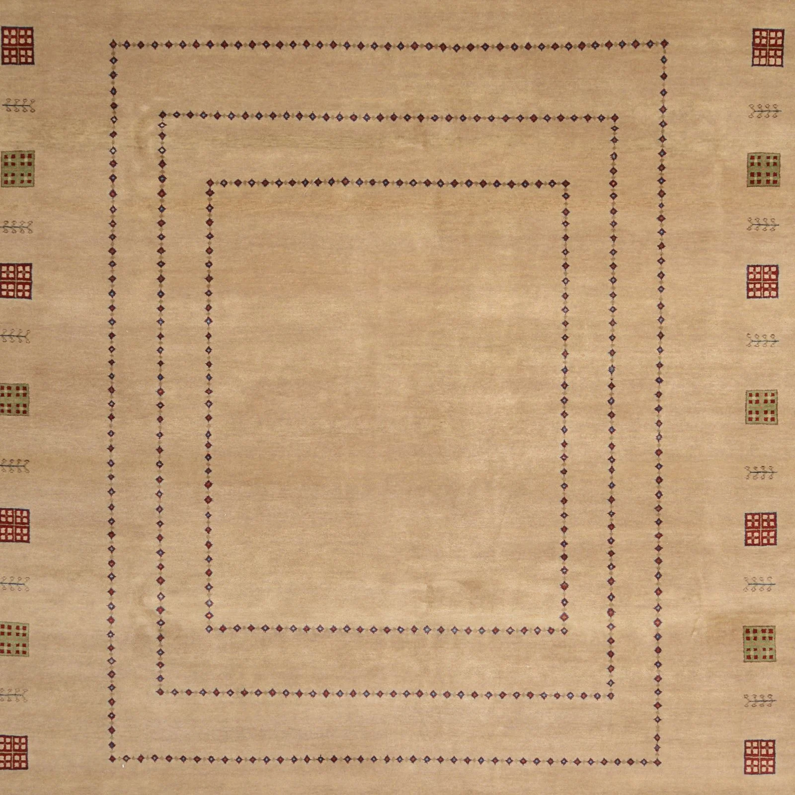 orientteppich-loribaft-240-x-290-cm-schurwolle-handgeknupft-3 Loribaft Indian Rug 240 × 290 cm, Wool, hand-knotted