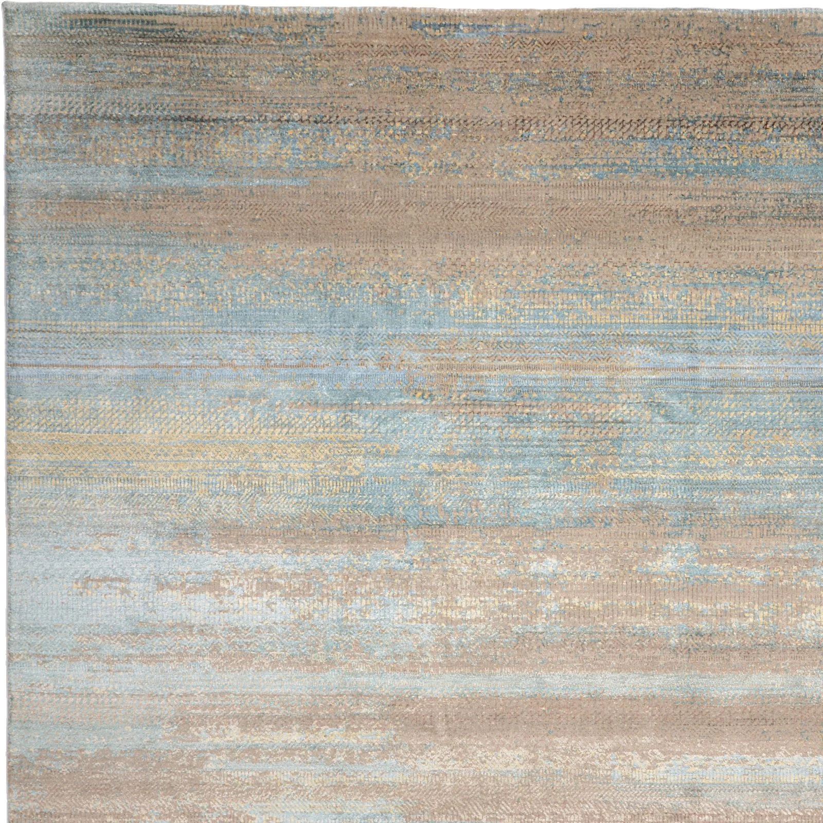 Indian Rug — hand-knotted, 251 × 299 cm, Silk