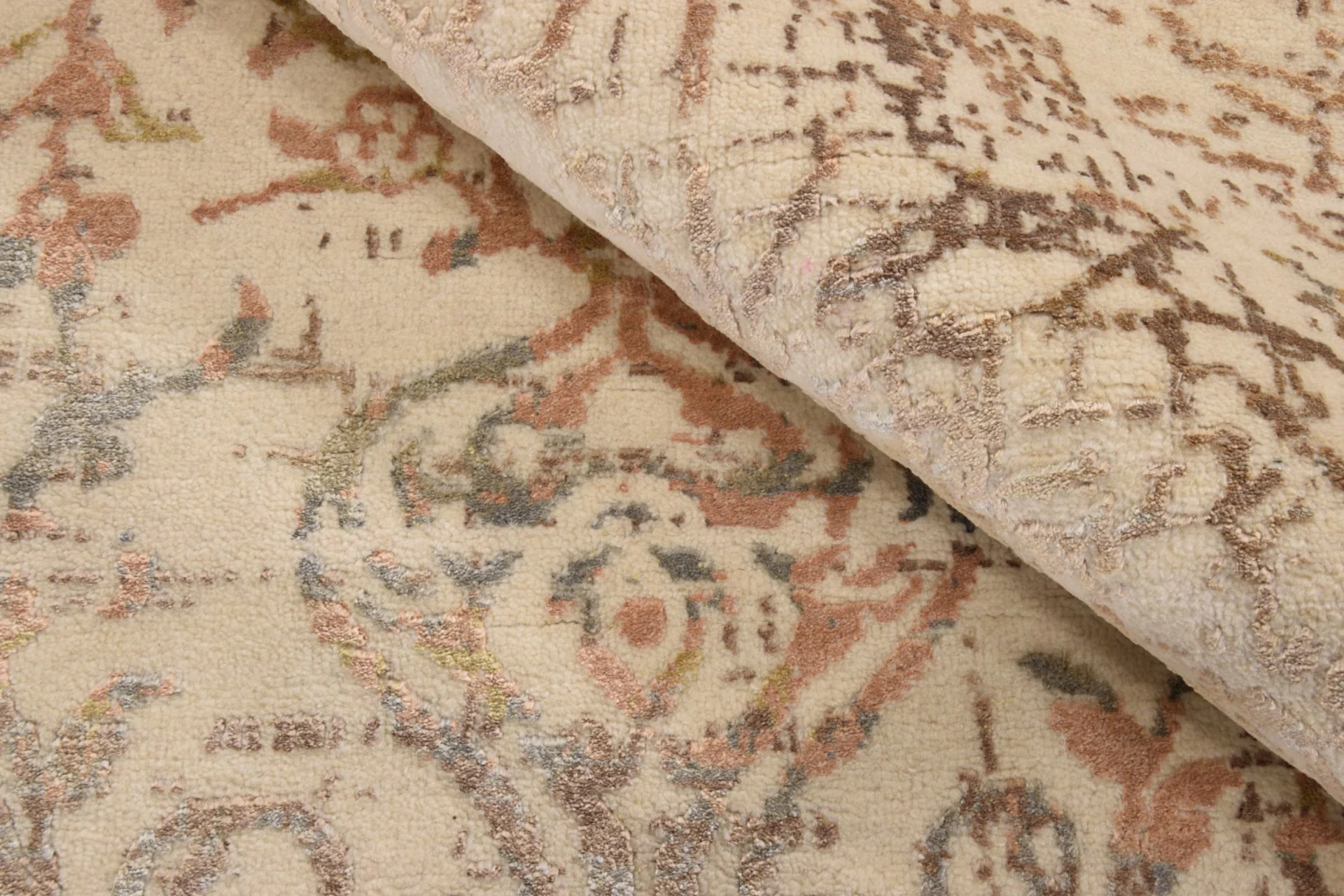 Farahan Indian Rug — hand-knotted, 270 × 361 cm, Silk