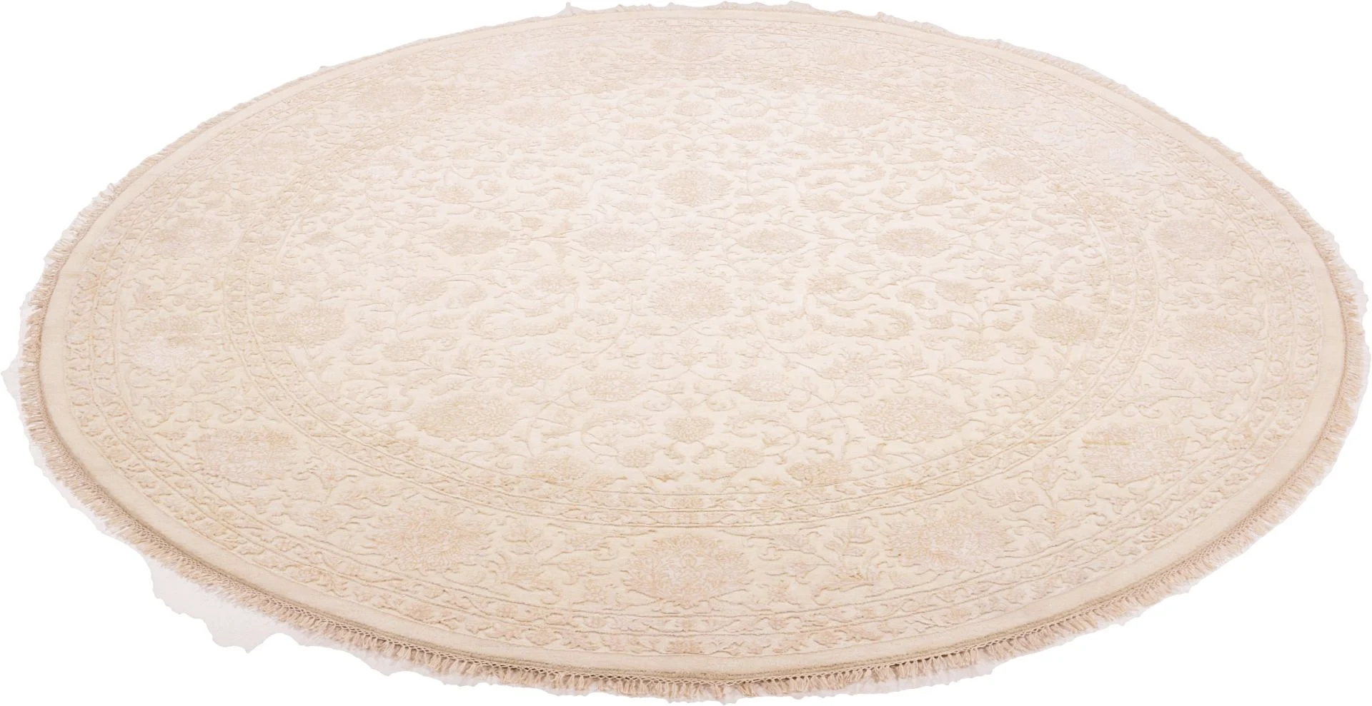 Tabriz Indian Rug — hand-knotted, 272 × 272 cm