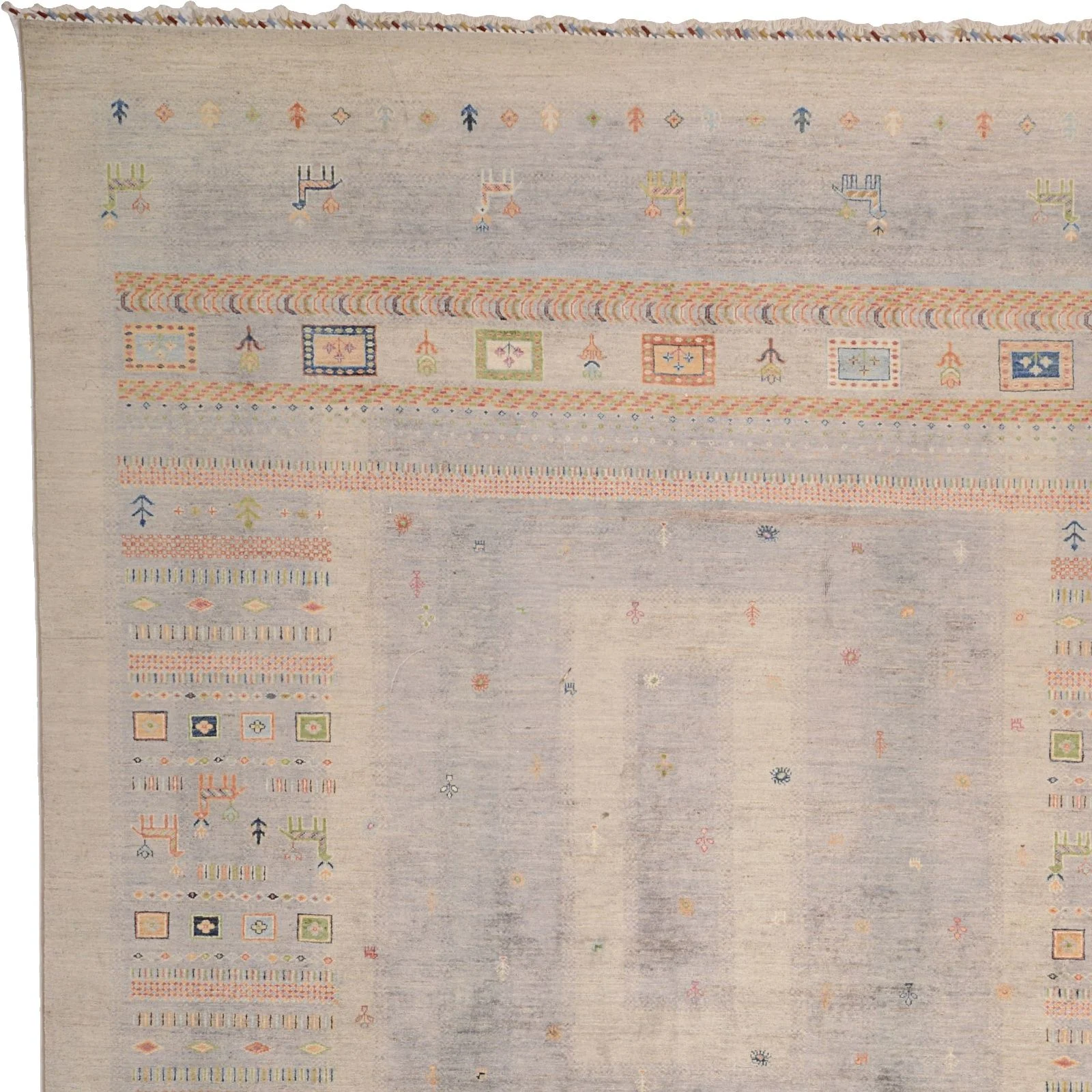 Samarkand Pakistani Rug — hand-knotted, 247 × 296 cm, Wool