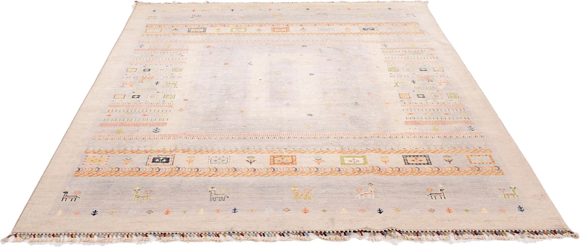 Samarkand Pakistani Rug — hand-knotted, 247 × 296 cm, Wool
