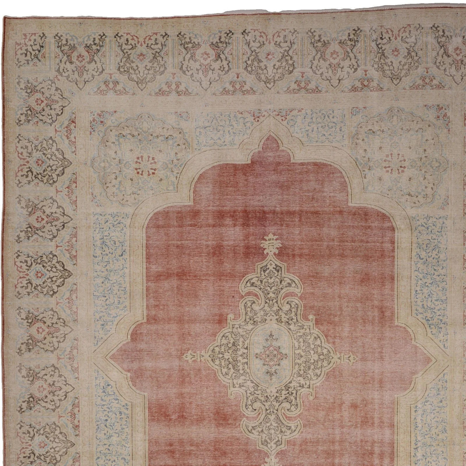 Hand-Knotted Wool Pakistani Rug, 296 × 375 cm