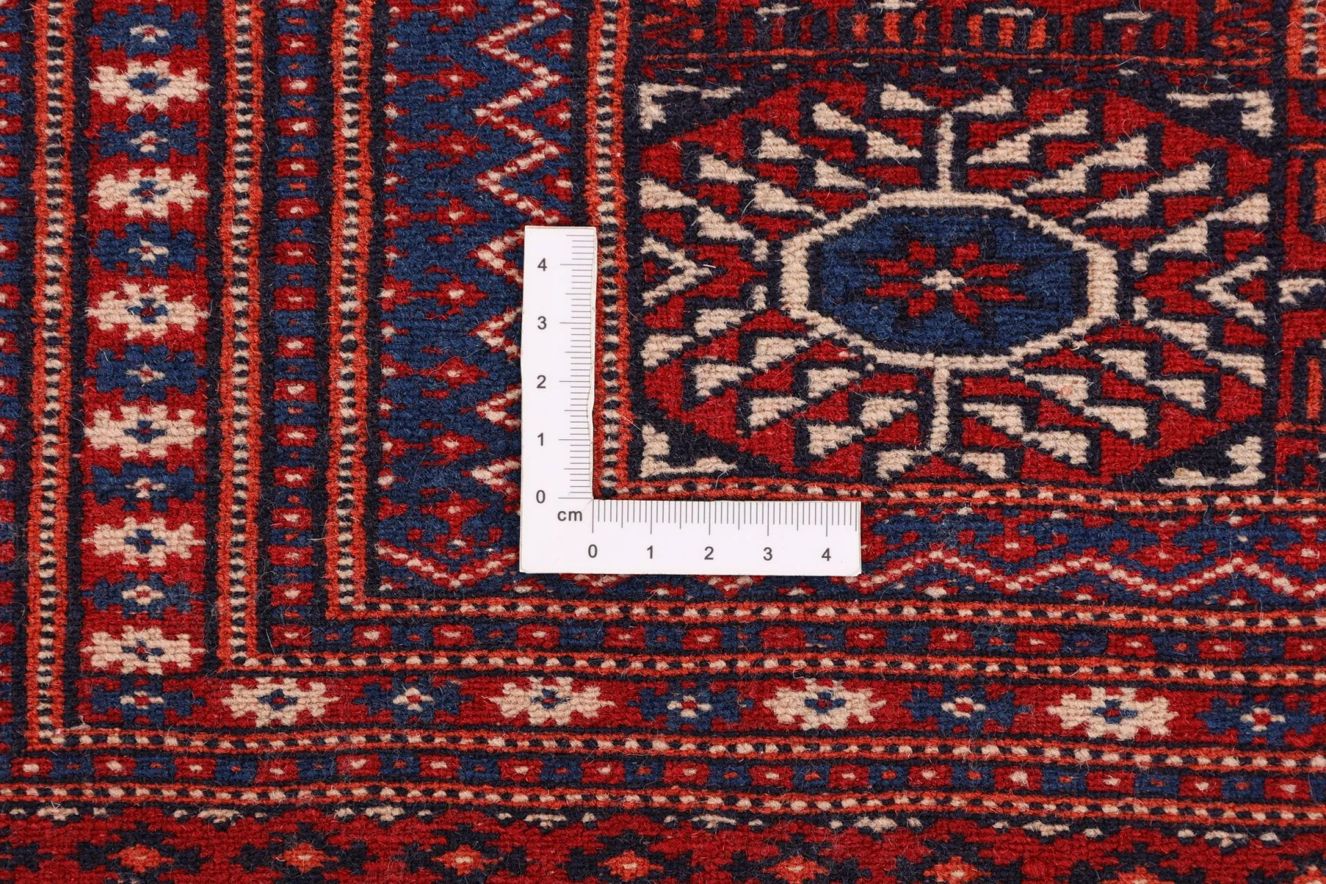 perserteppich-buchara-228-x-306-cm-schurwolle-handgeknupft-tekke-15 Hand-Knotted Wool Persian Rug, 228 × 306 cm