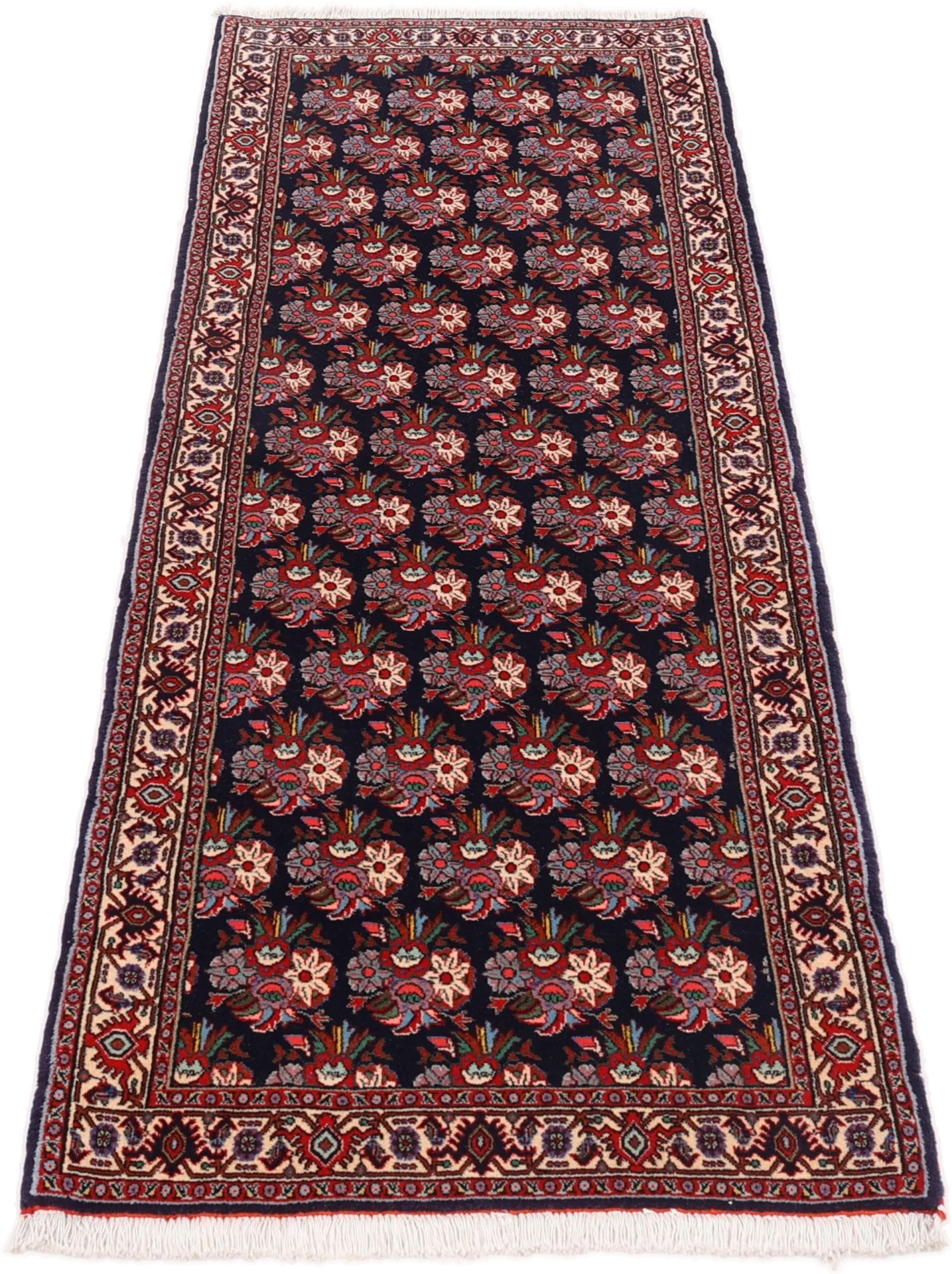 Bijar Persian Rug 73 × 227 cm, Wool, hand-knotted