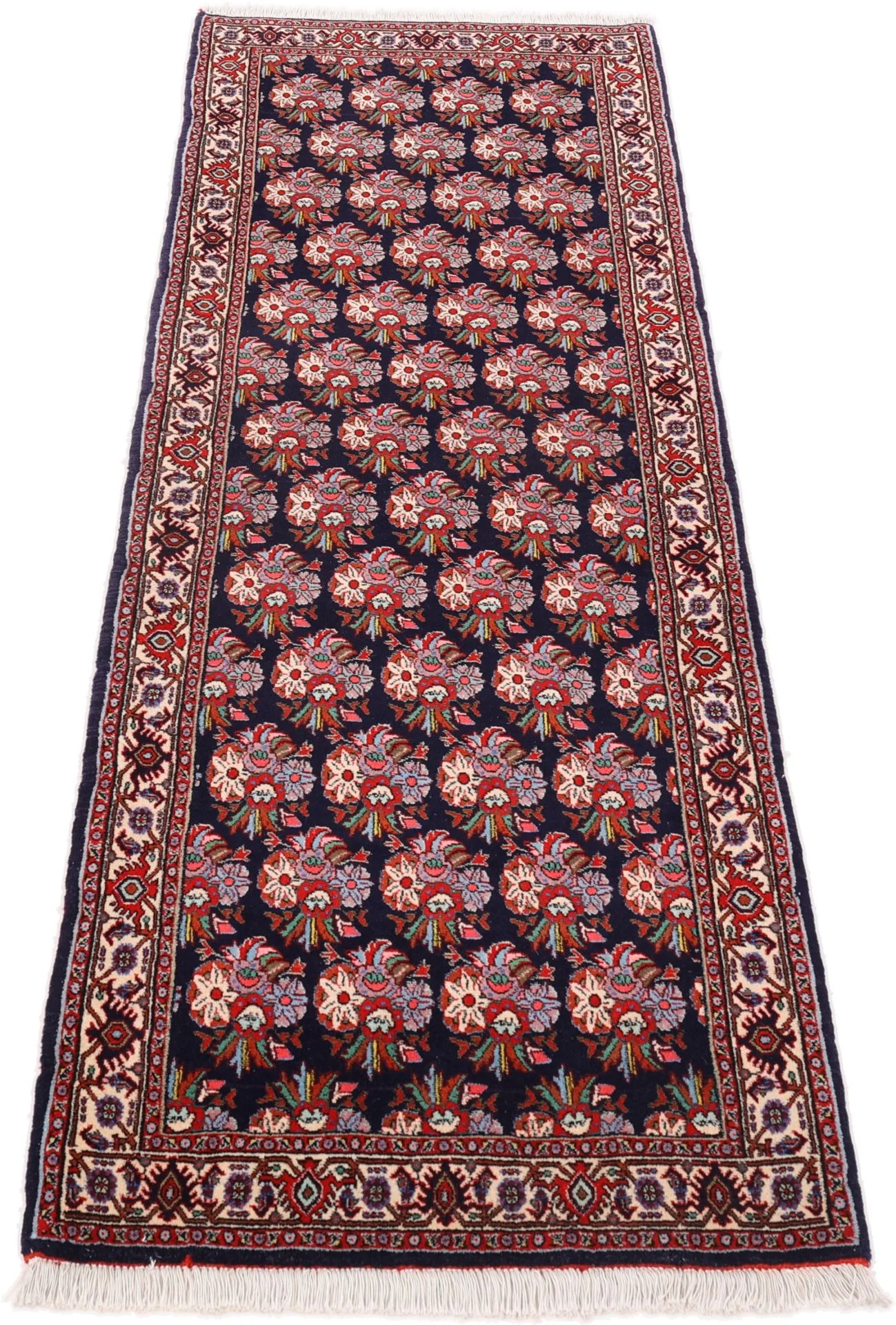 Bijar Persian Rug 73 × 227 cm, Wool, hand-knotted