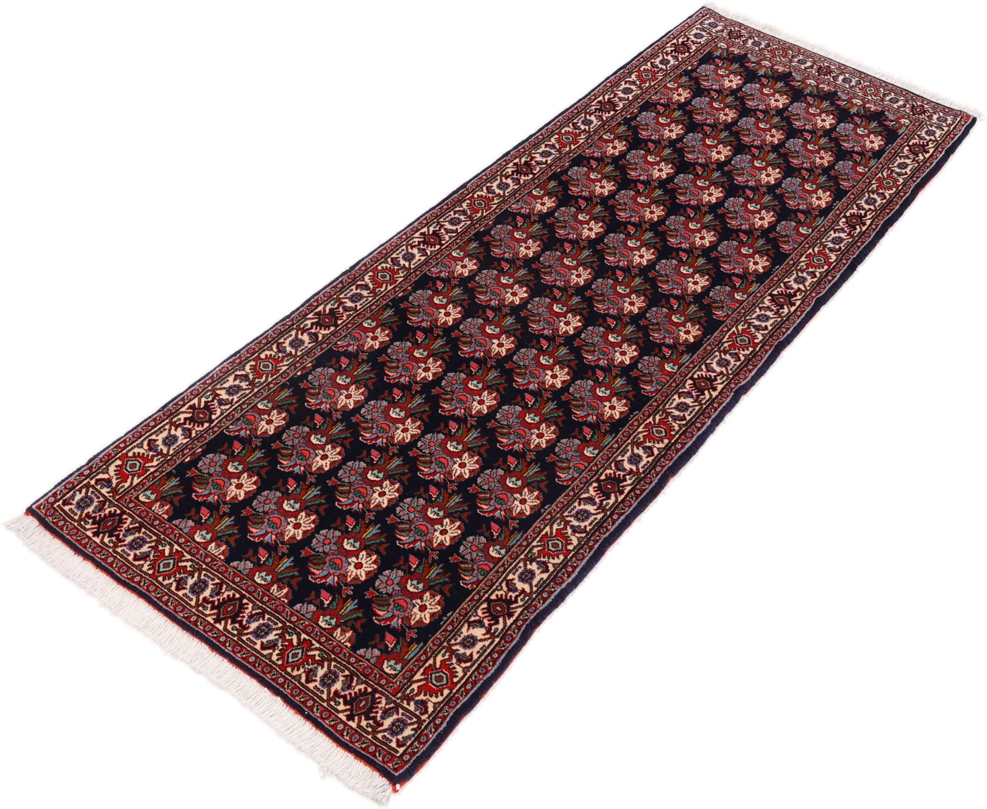 Bijar Persian Rug 73 × 227 cm, Wool, hand-knotted