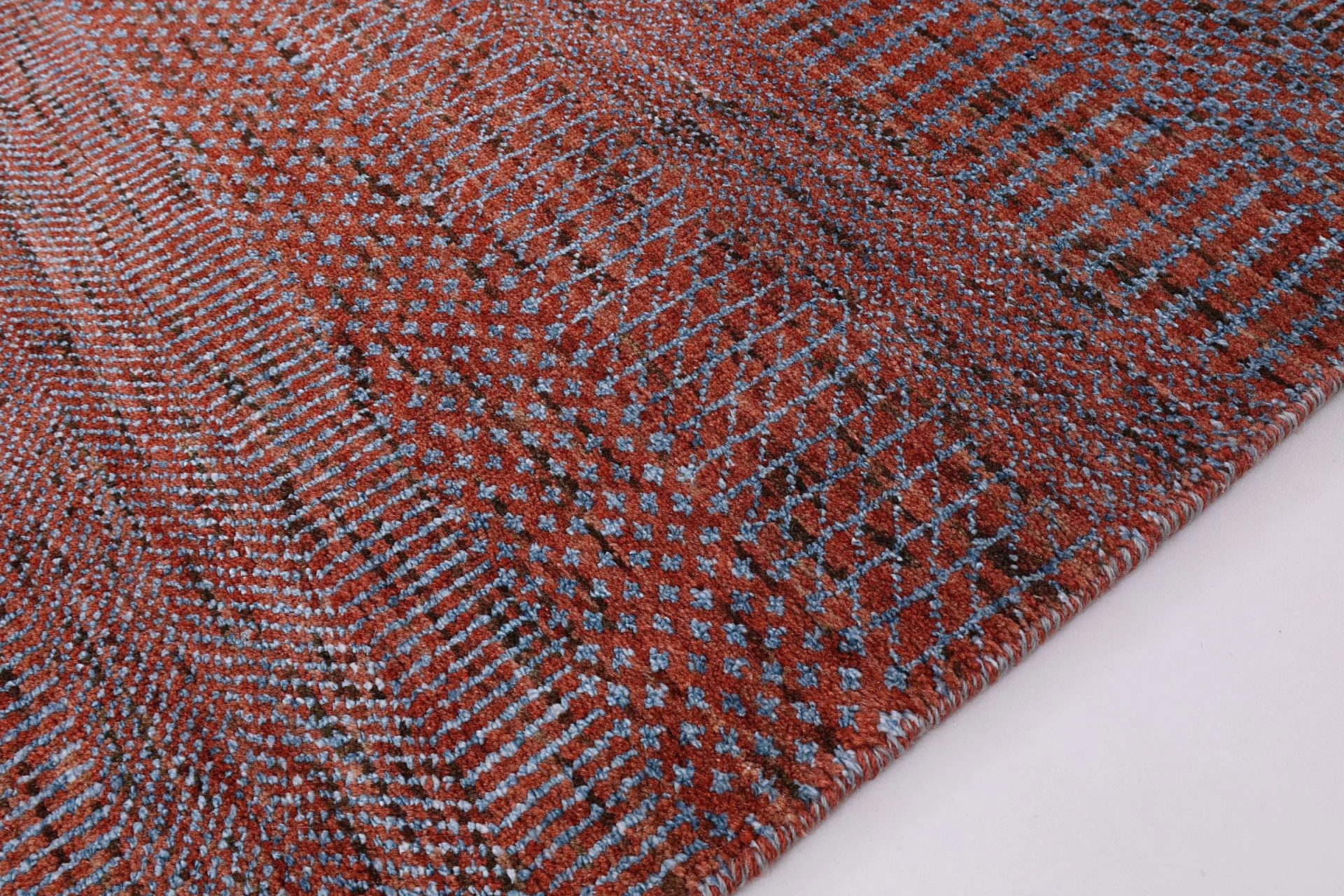 Indian Rug 272 × 358 cm, Wool & Silk, hand-knotted