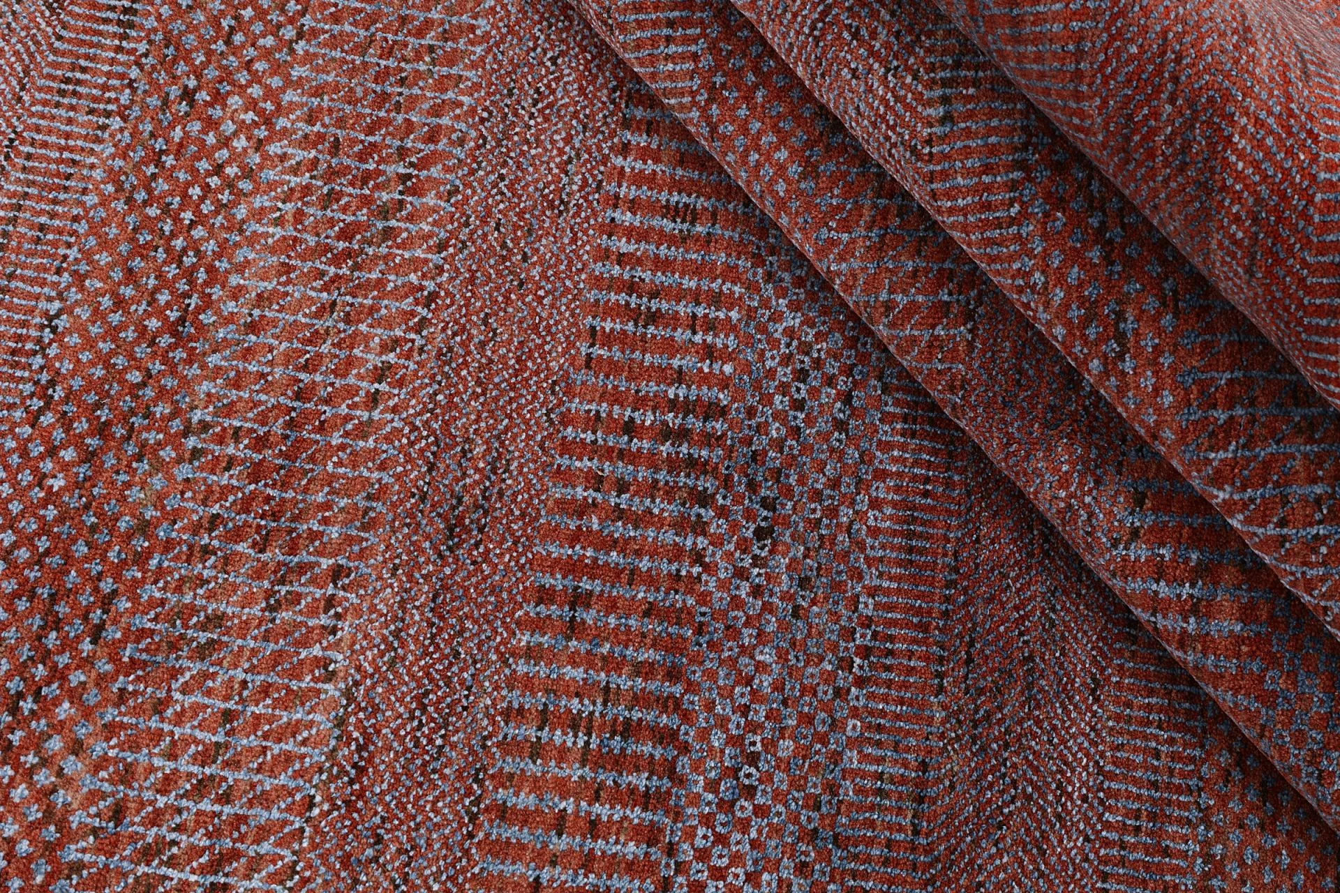 Indian Rug 272 × 358 cm, Wool & Silk, hand-knotted
