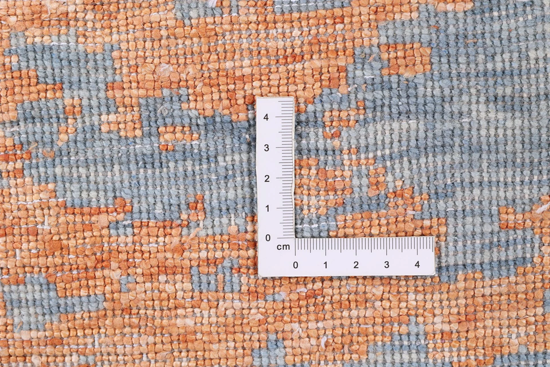 Hand-Knotted Wool & Silk Indian Rug, 246 × 318 cm