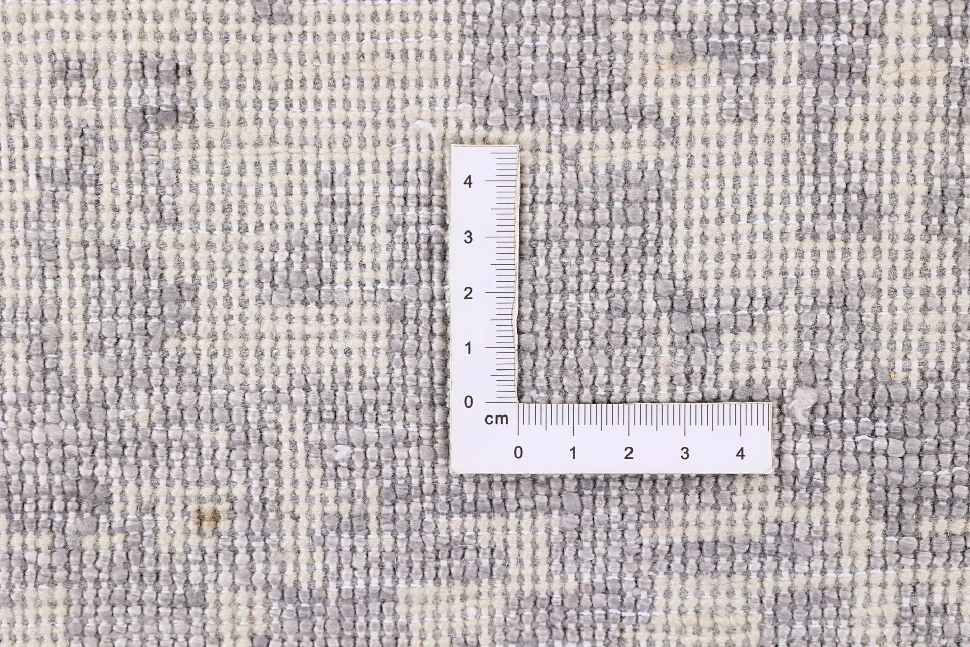 Hand-Knotted Wool & Silk Indian Rug, 241 × 302 cm