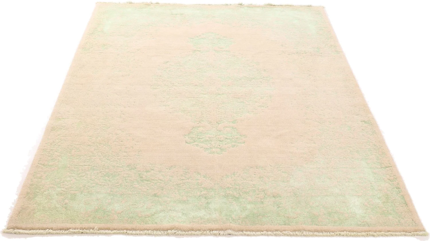 Indian Rug 170 × 240 cm, Wool & Silk, hand-knotted