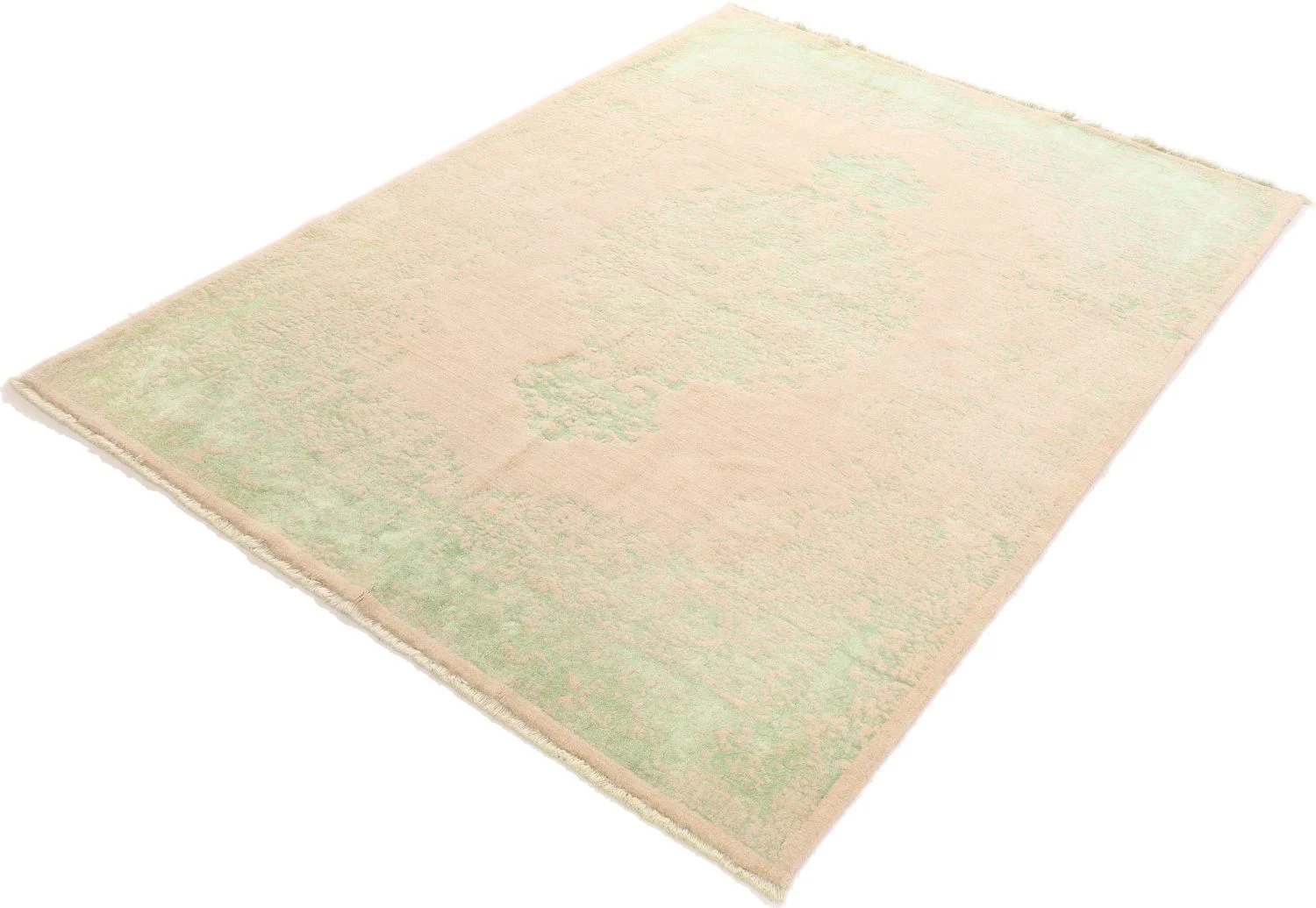 Indian Rug 170 × 240 cm, Wool & Silk, hand-knotted