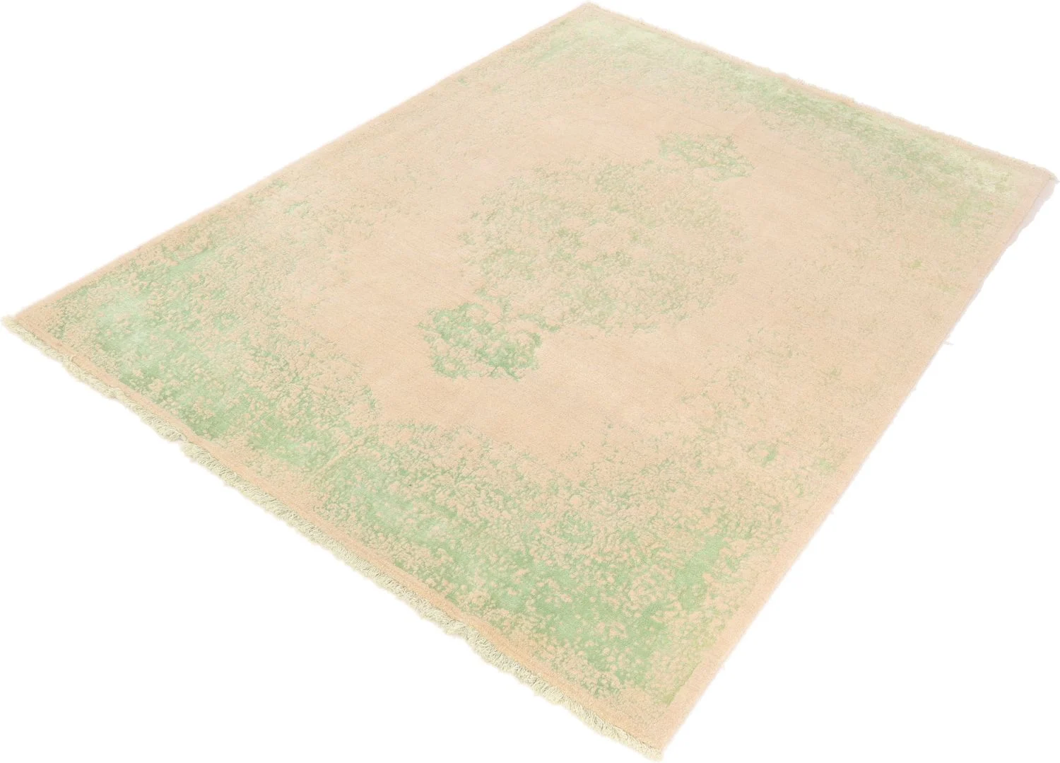 Indian Rug 170 × 240 cm, Wool & Silk, hand-knotted