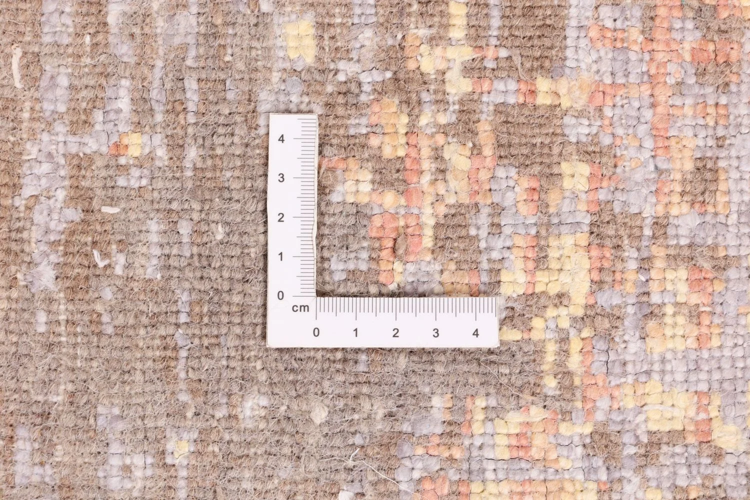 Hand-Knotted Wool & Silk Indian Rug, 174 × 240 cm