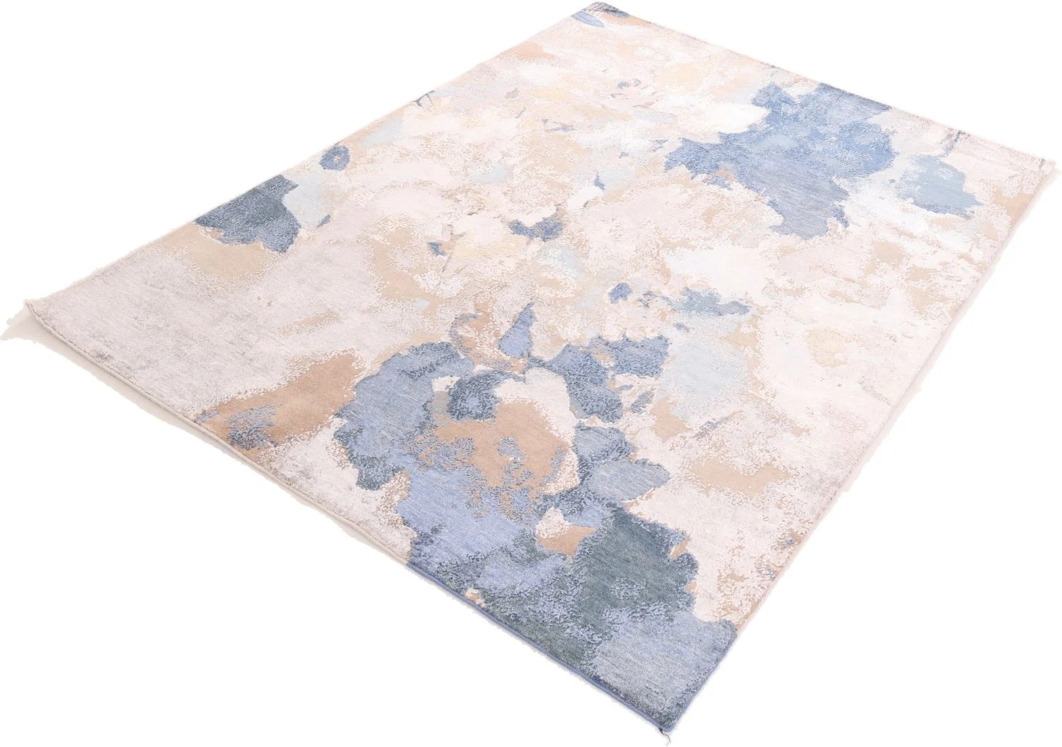 Indian Rug — hand-knotted, 172 × 242 cm, Wool & Silk