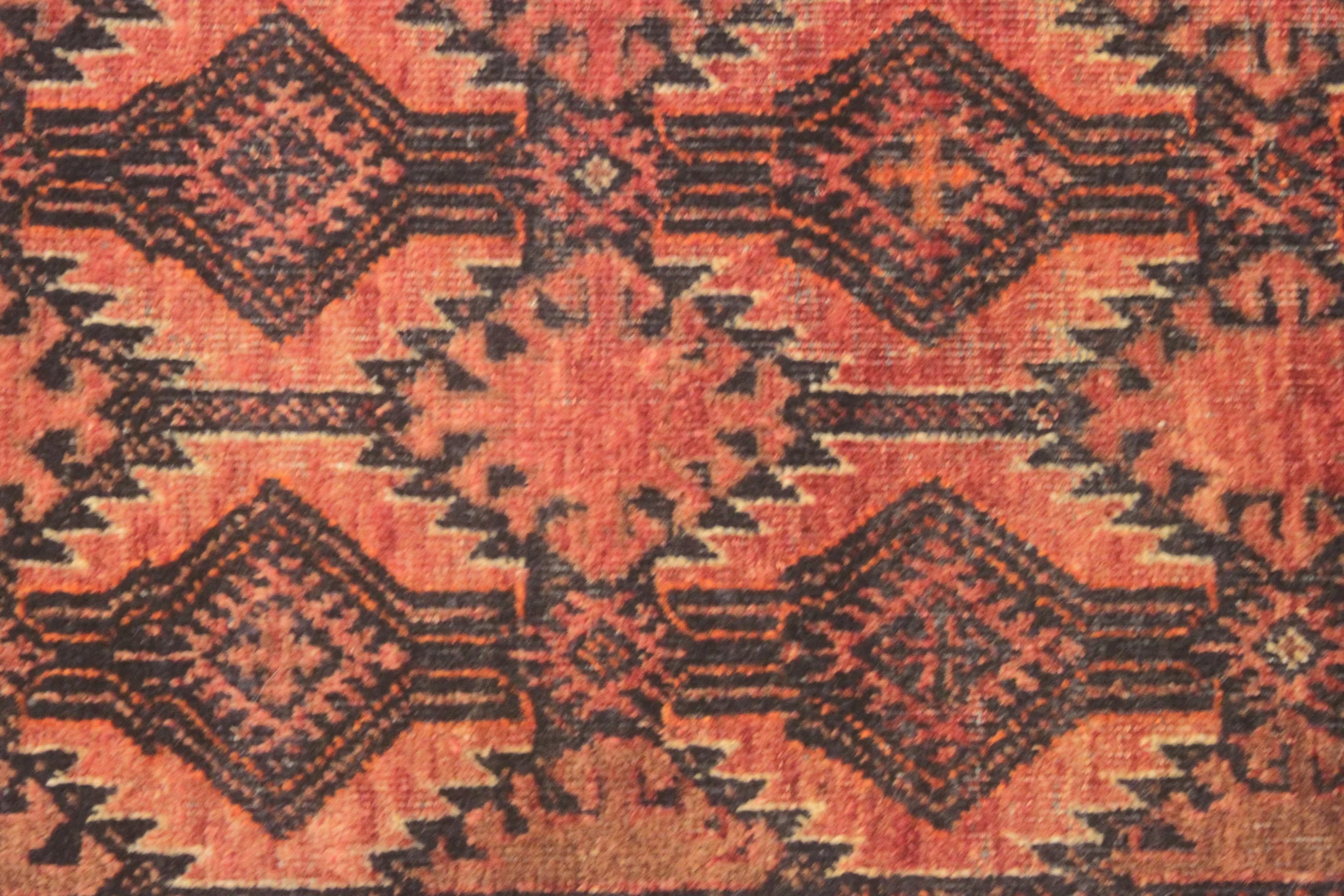 perserteppich-belutsch-189-x-96-cm-wolle-handgeknupft-rot-orange-14-scaled Hand-Knotted Wool Baluch Persian Rug, 189 × 96 cm