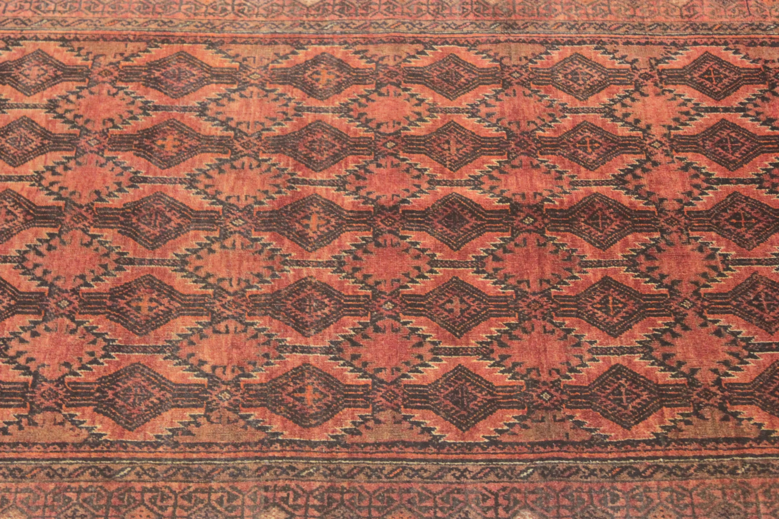 perserteppich-belutsch-189-x-96-cm-wolle-handgeknupft-rot-orange-18-scaled Hand-Knotted Wool Baluch Persian Rug, 189 × 96 cm
