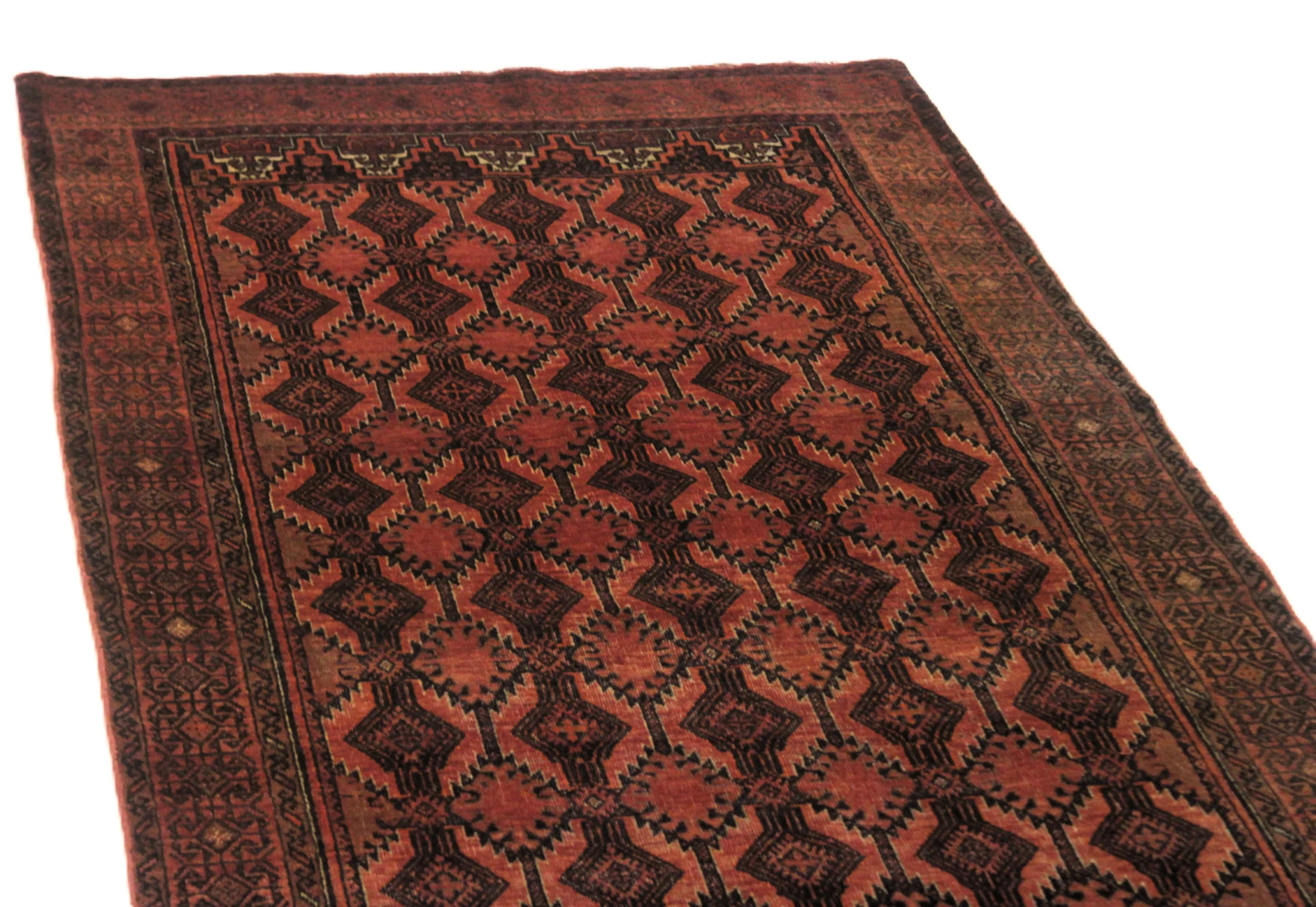 perserteppich-belutsch-189-x-96-cm-wolle-handgeknupft-rot-orange-20-scaled Hand-Knotted Wool Baluch Persian Rug, 189 × 96 cm