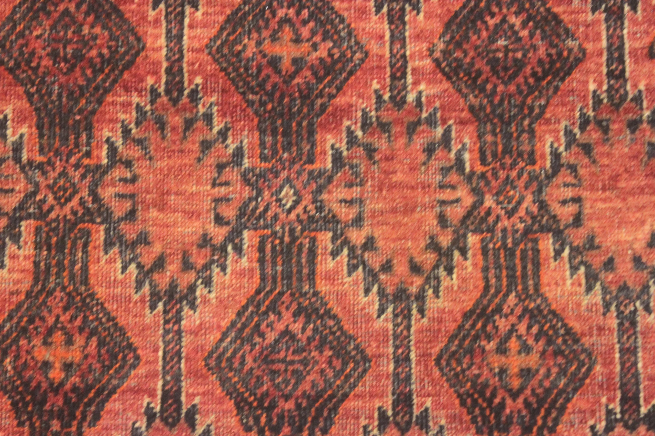 perserteppich-belutsch-189-x-96-cm-wolle-handgeknupft-rot-orange-27-scaled Hand-Knotted Wool Baluch Persian Rug, 189 × 96 cm