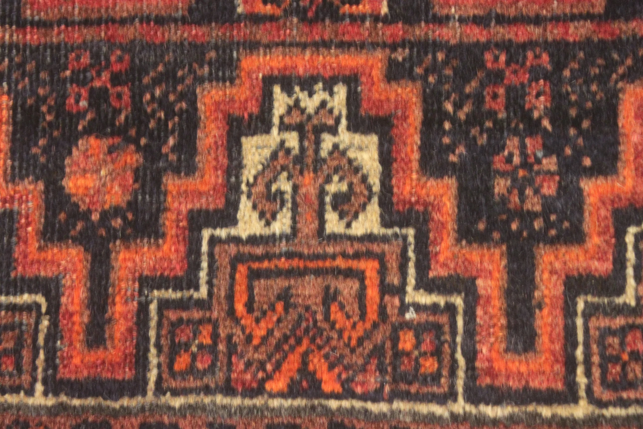 perserteppich-belutsch-189-x-96-cm-wolle-handgeknupft-rot-orange-28-scaled Hand-Knotted Wool Baluch Persian Rug, 189 × 96 cm
