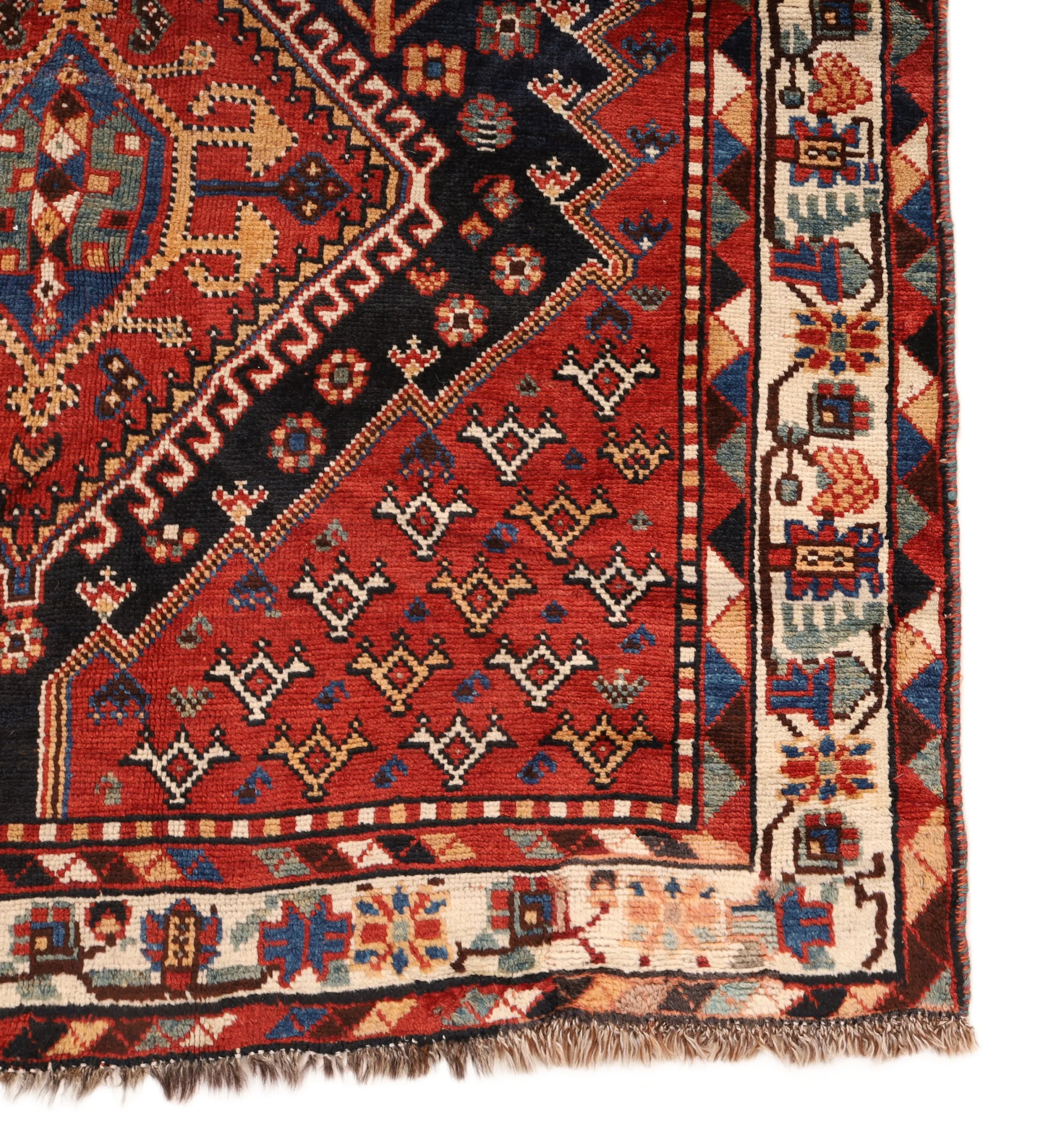 Qashqai Persian Rug 250 × 137 cm, Wool, hand-knotted