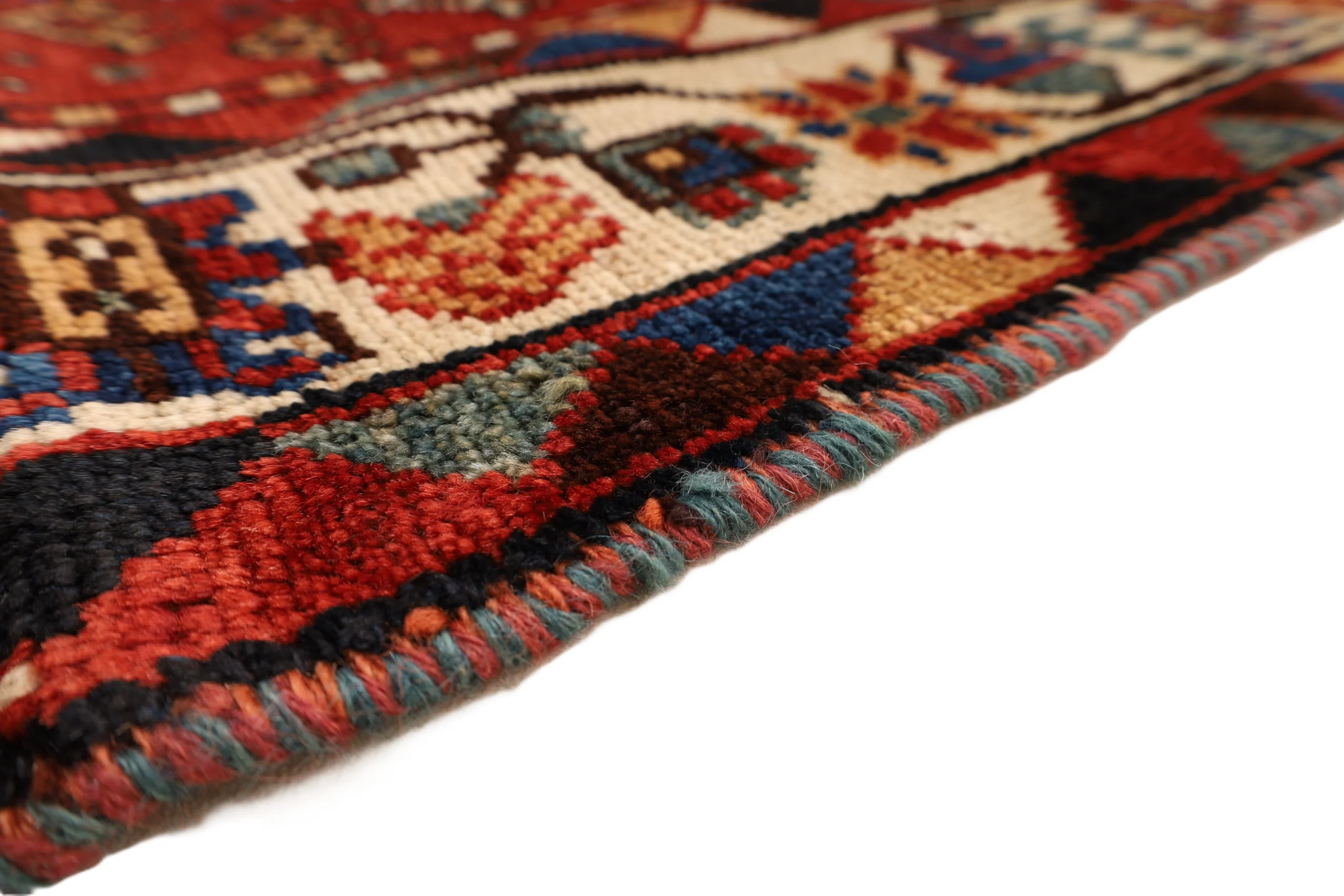 Qashqai Persian Rug 250 × 137 cm, Wool, hand-knotted