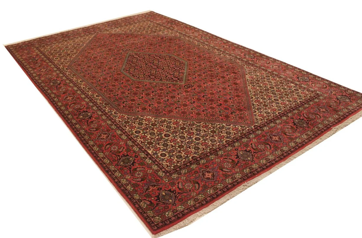 Hand-Knotted Wool Tabriz Persian Rug, 303 × 201 cm